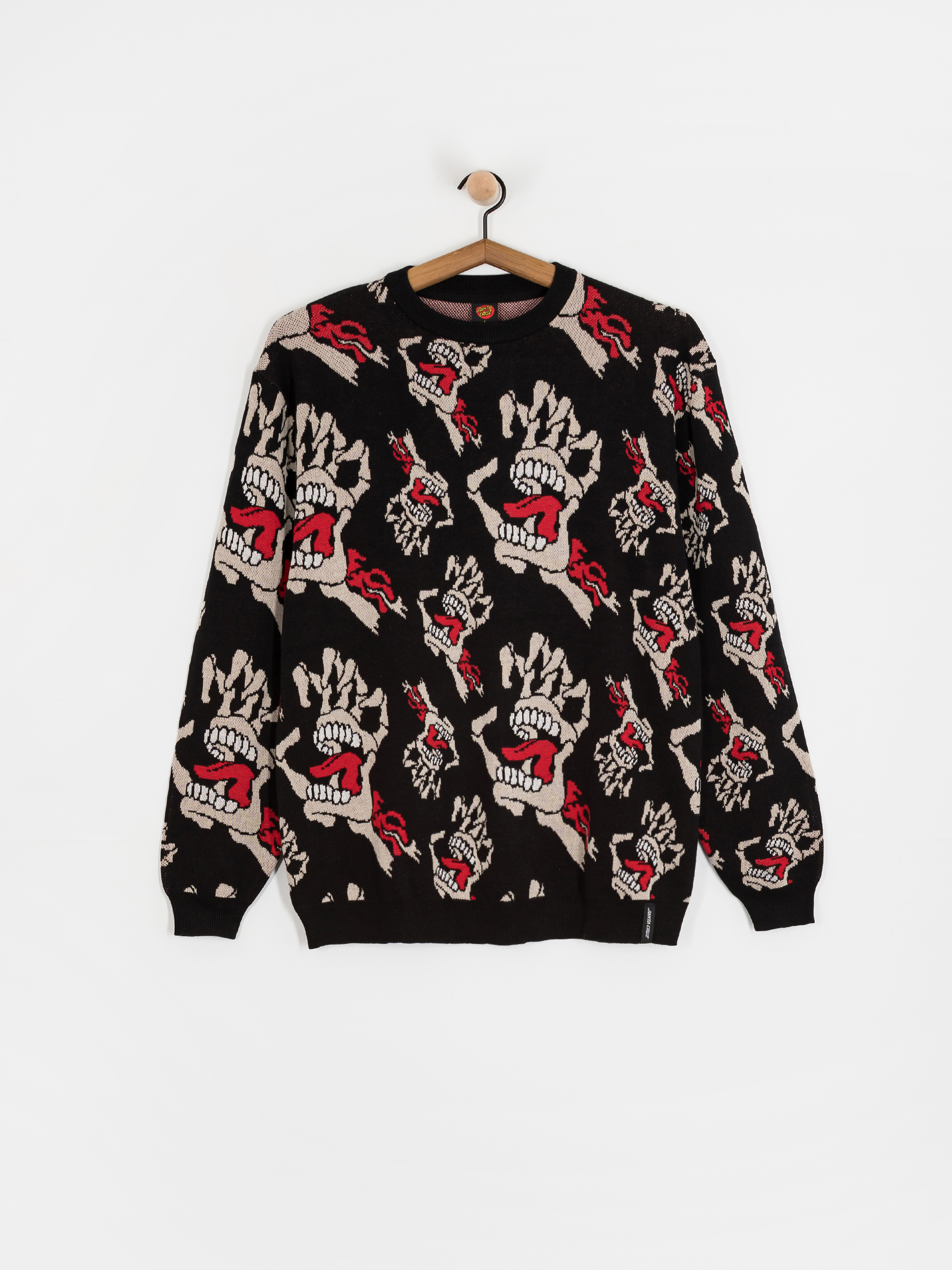 Світшот Santa Cruz Bone Hands All Over (black)