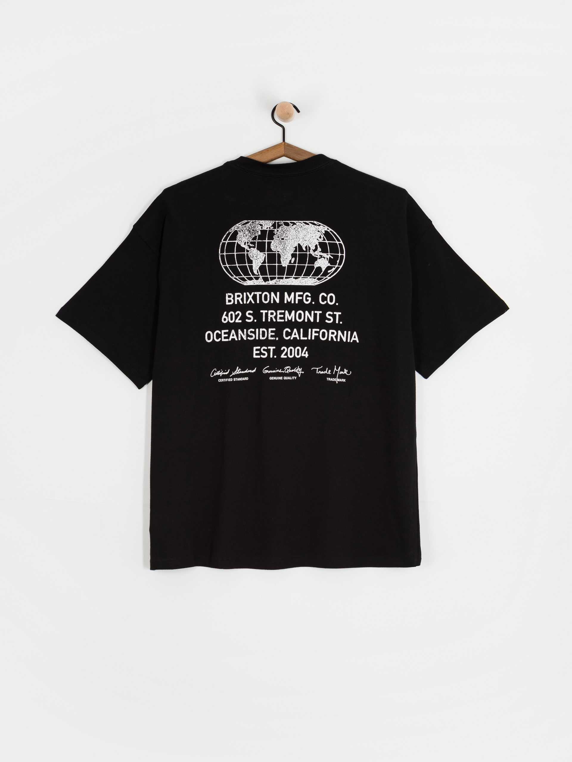 Футболка Brixton Union Hw Relaxed (black classic wash)