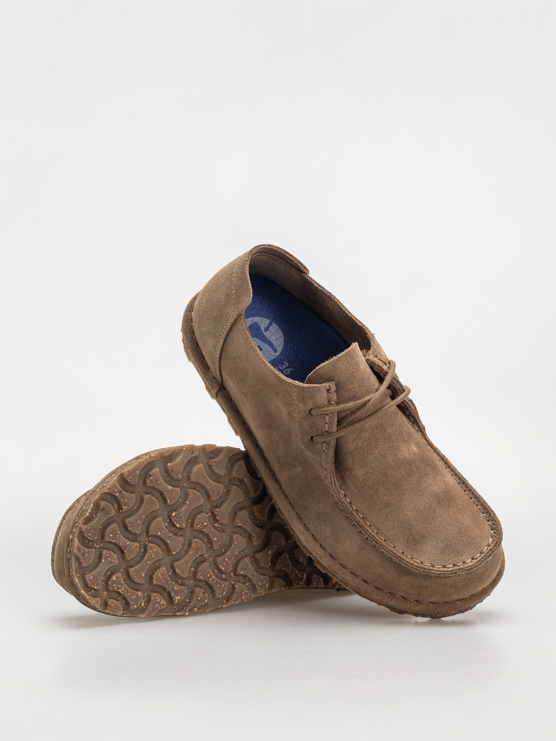 Взуття Birkenstock Utti Lace Suede Leather Narrow Wmn (gray taupe)