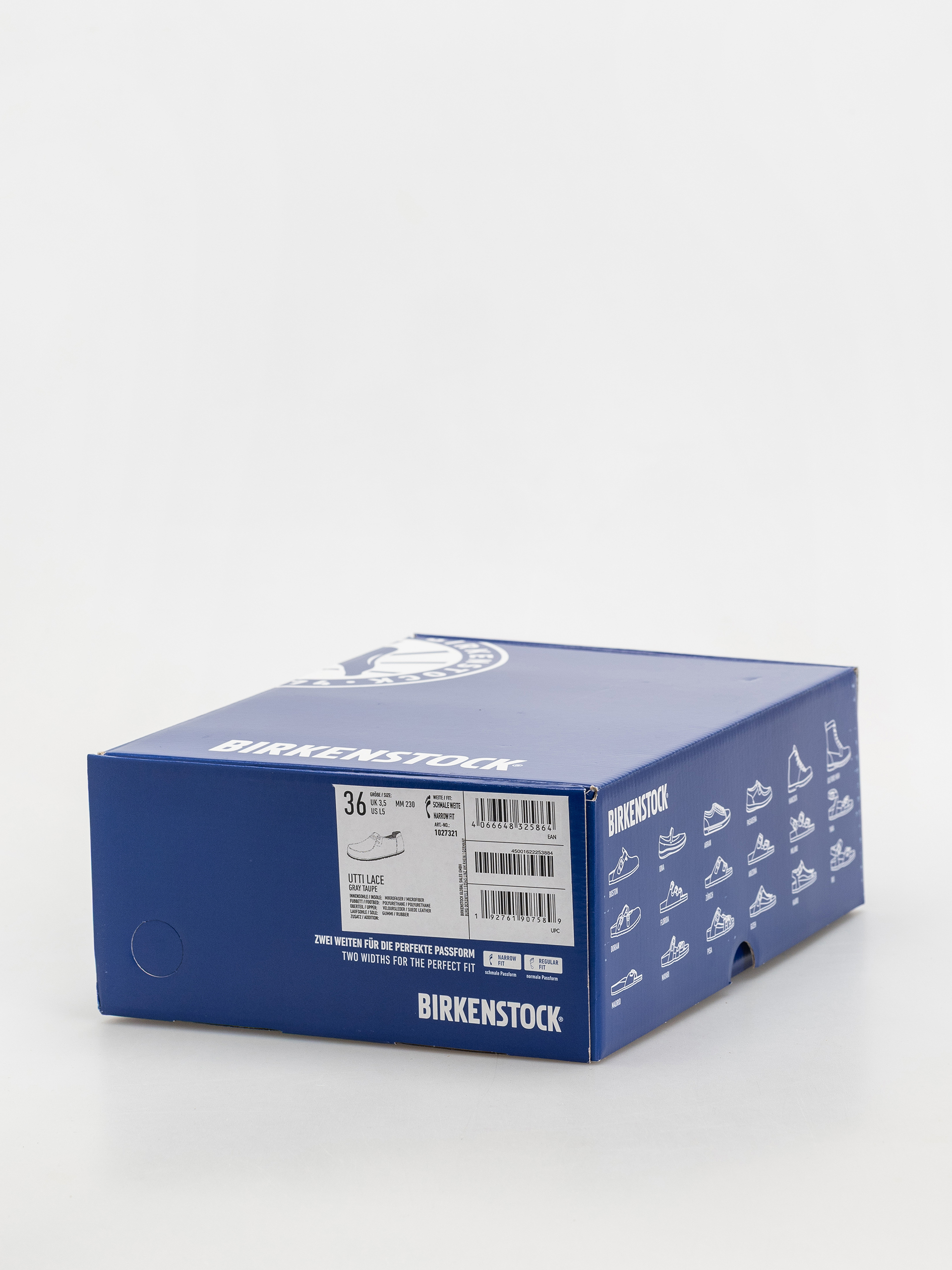 Взуття Birkenstock Utti Lace Suede Leather Narrow Wmn (gray taupe)