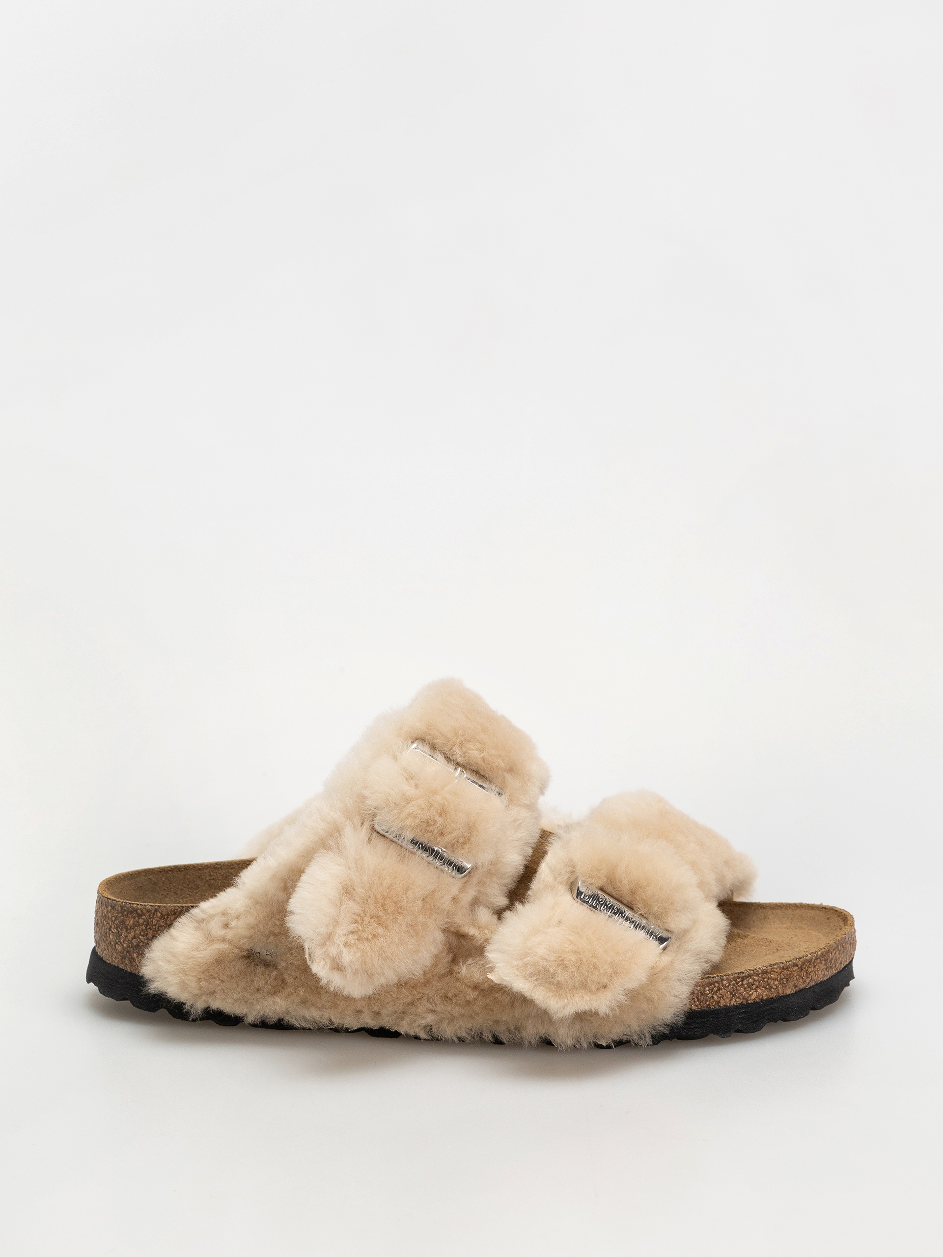 u0428u043bu044cu043eu043fu0430u043du0446u0456 Birkenstock Arizona Shearling Cover Upper Narrow Wmn (sandcastle)