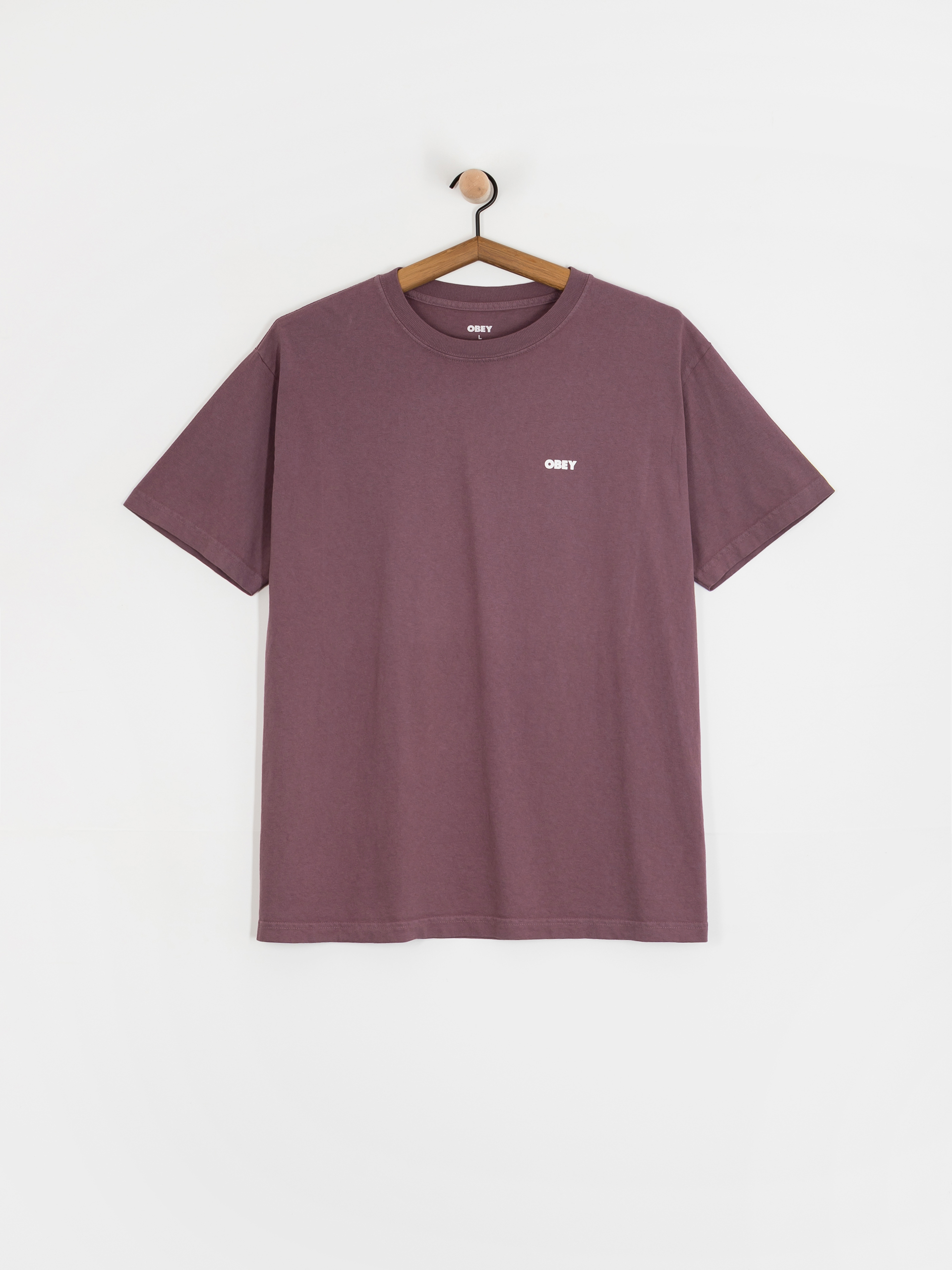 Футболка OBEY Bold Star (pigment plum perfect)