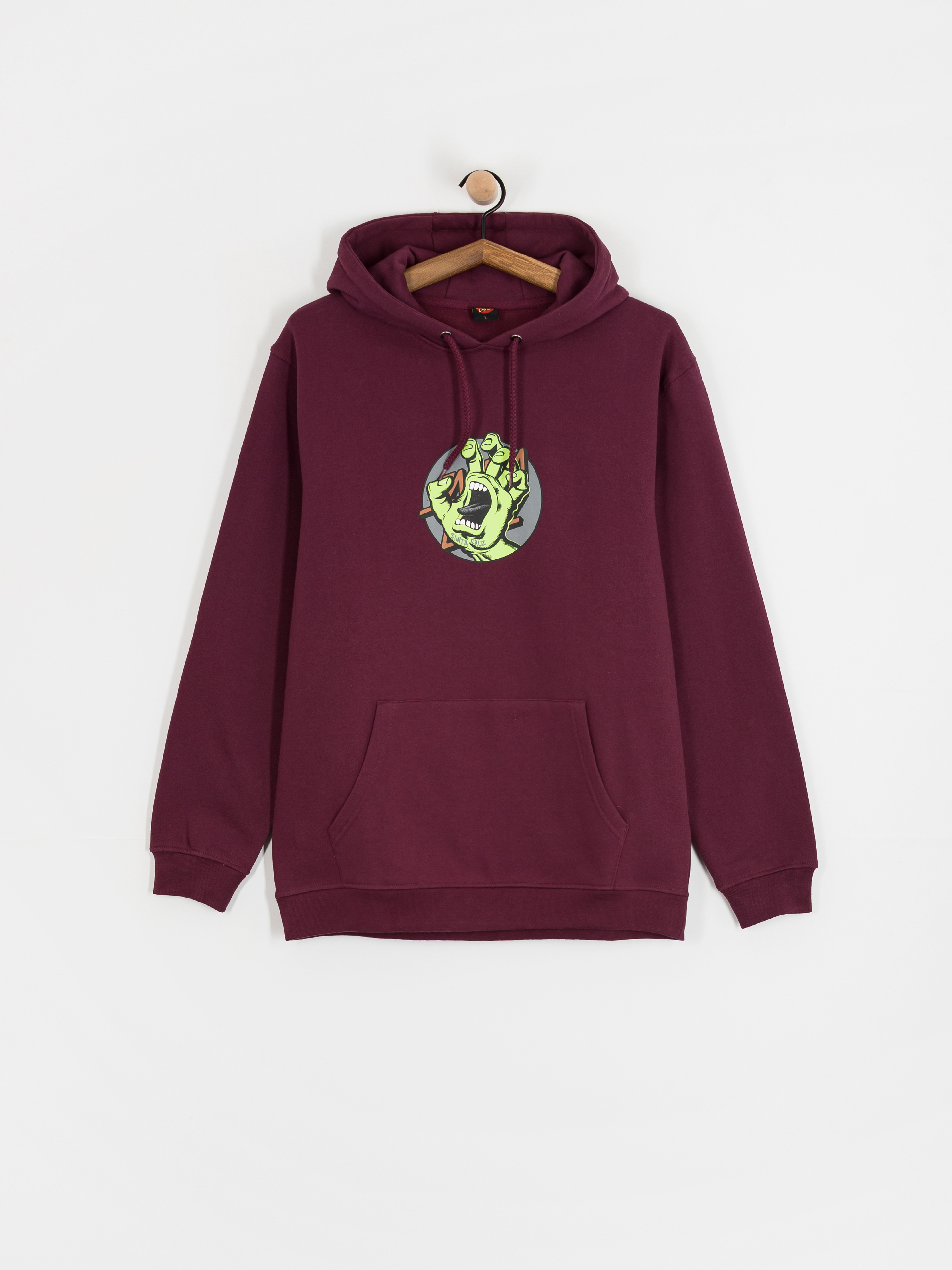 Світшот Santa Cruz Hand Dot Front (dark cherry)