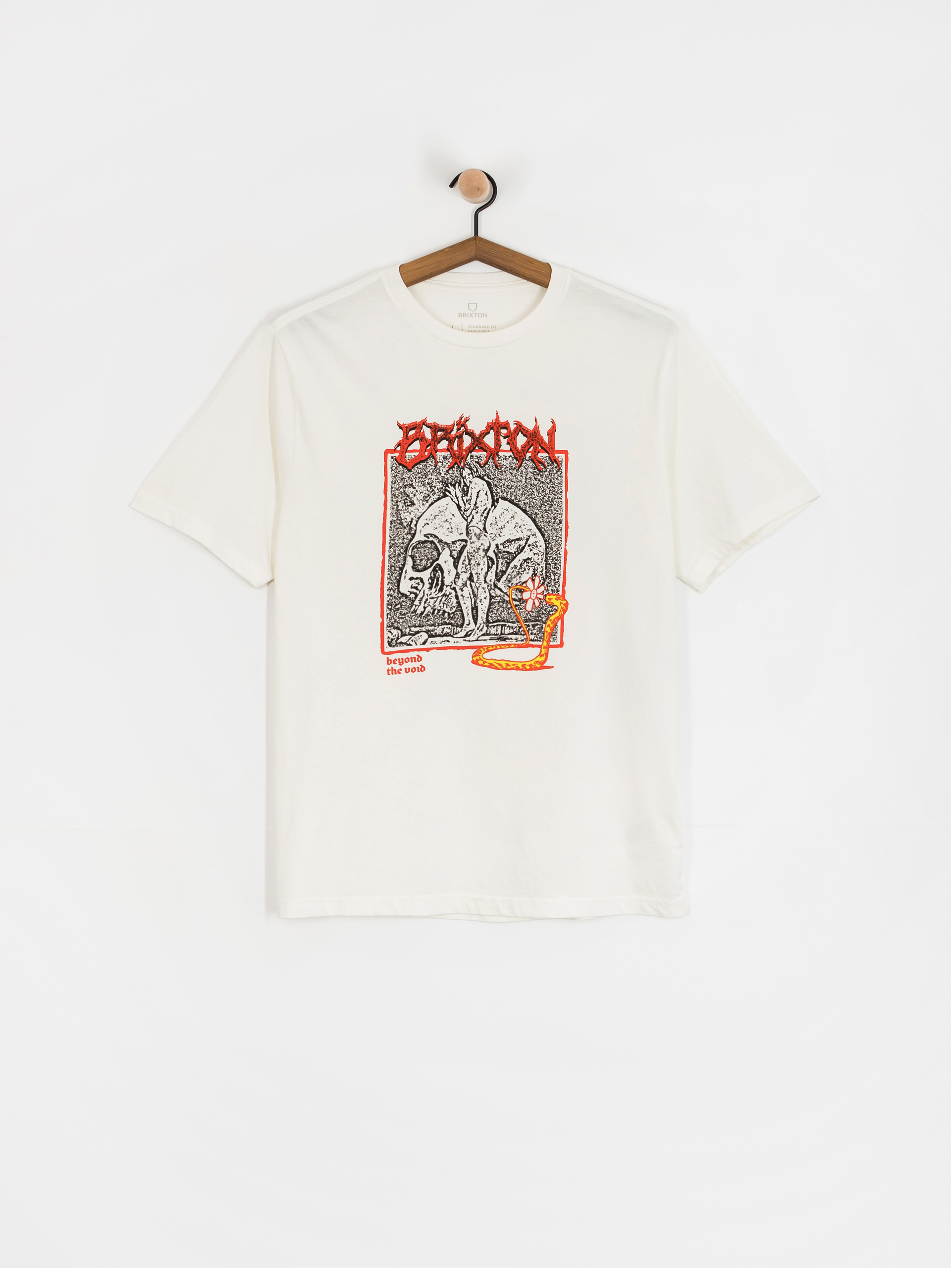 Футболка Brixton Void Premium Stt (off white worn wash)