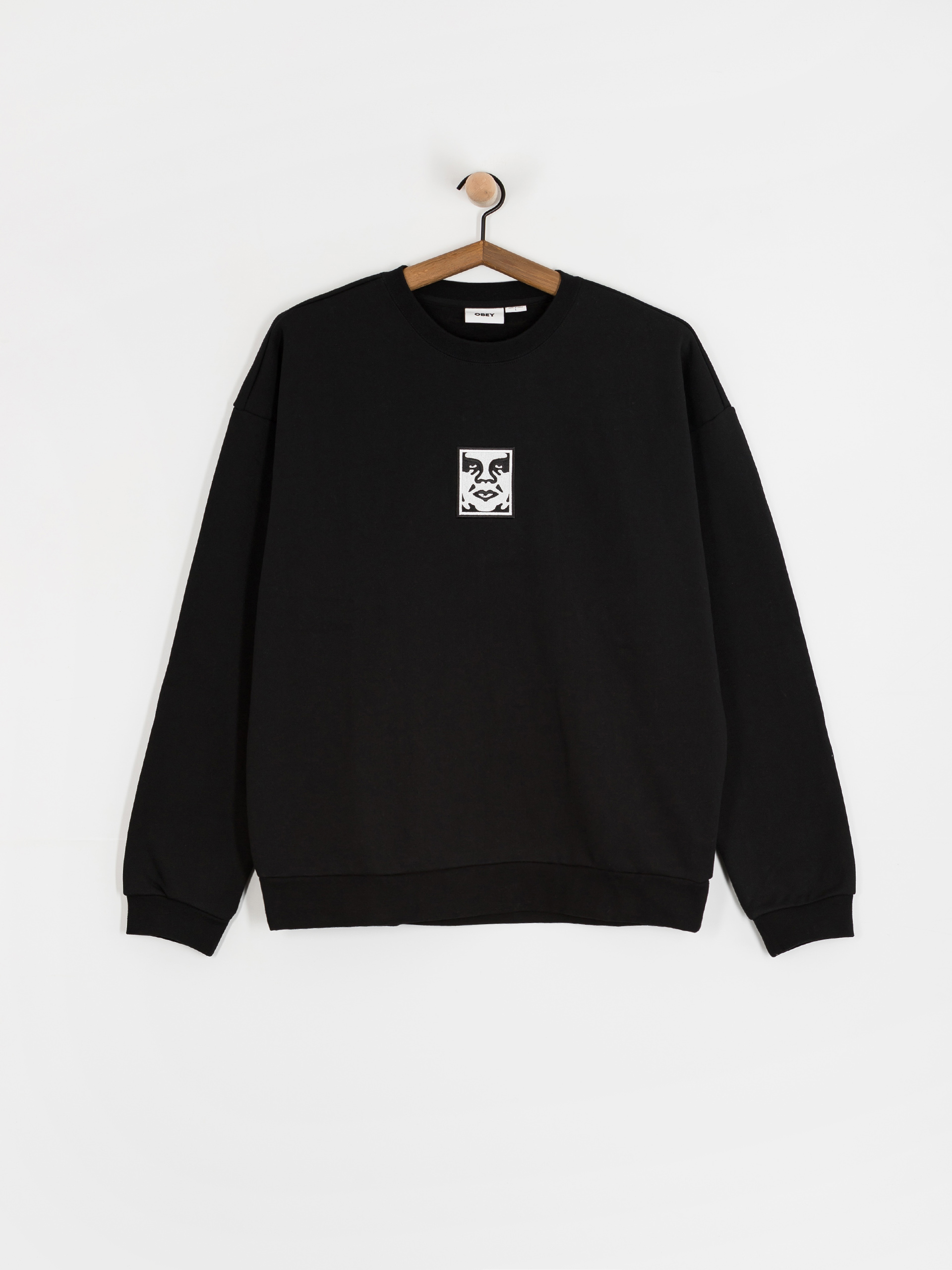 Світшот OBEY Icon Extra Heavy II (black)