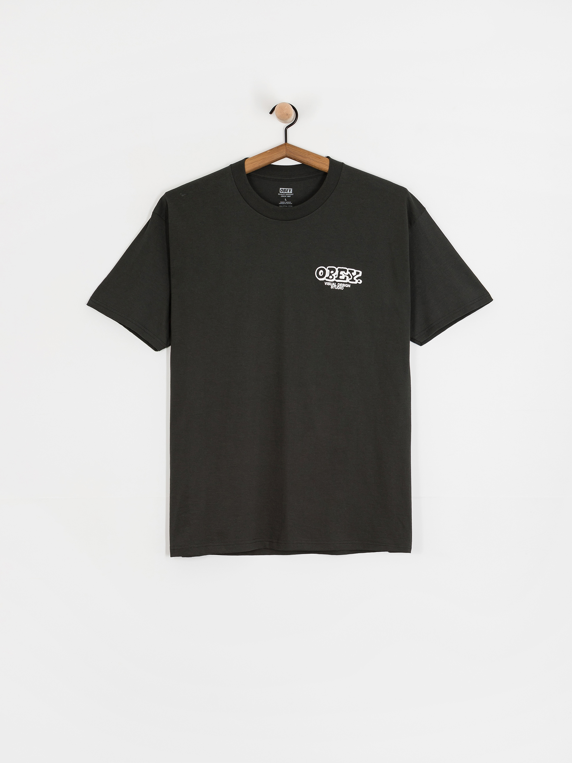 Футболка OBEY Obey Knowledge & Growth (vintage black)