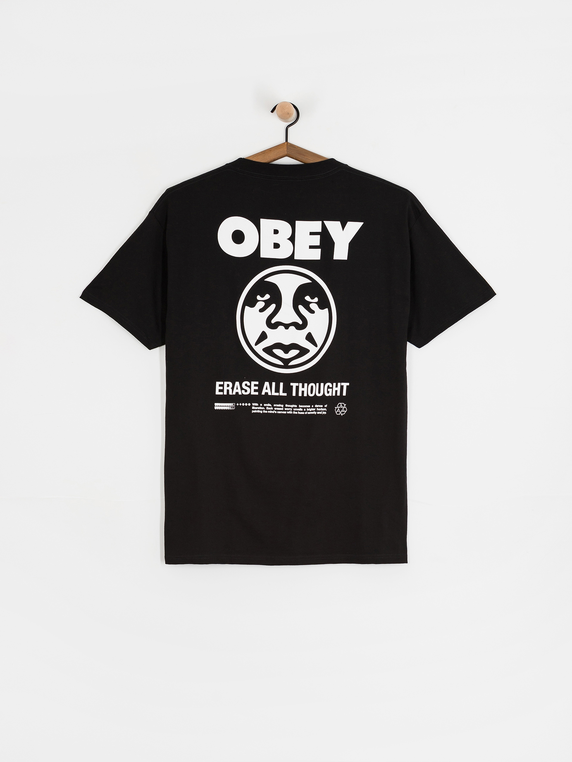 Футболка OBEY Obey Erase All Thought (black)