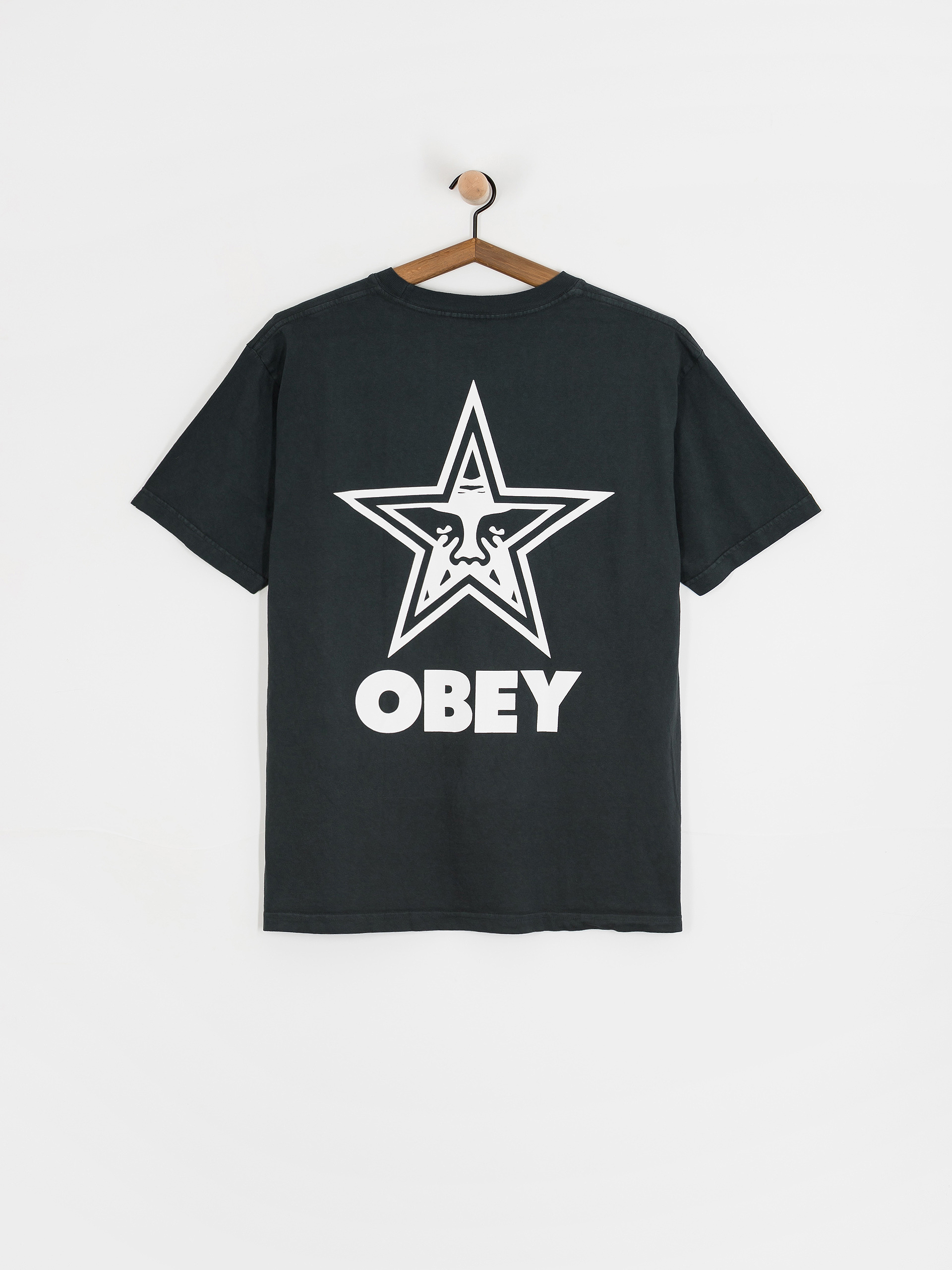 Футболка OBEY Obey Bold Star (pigment true vintage black)