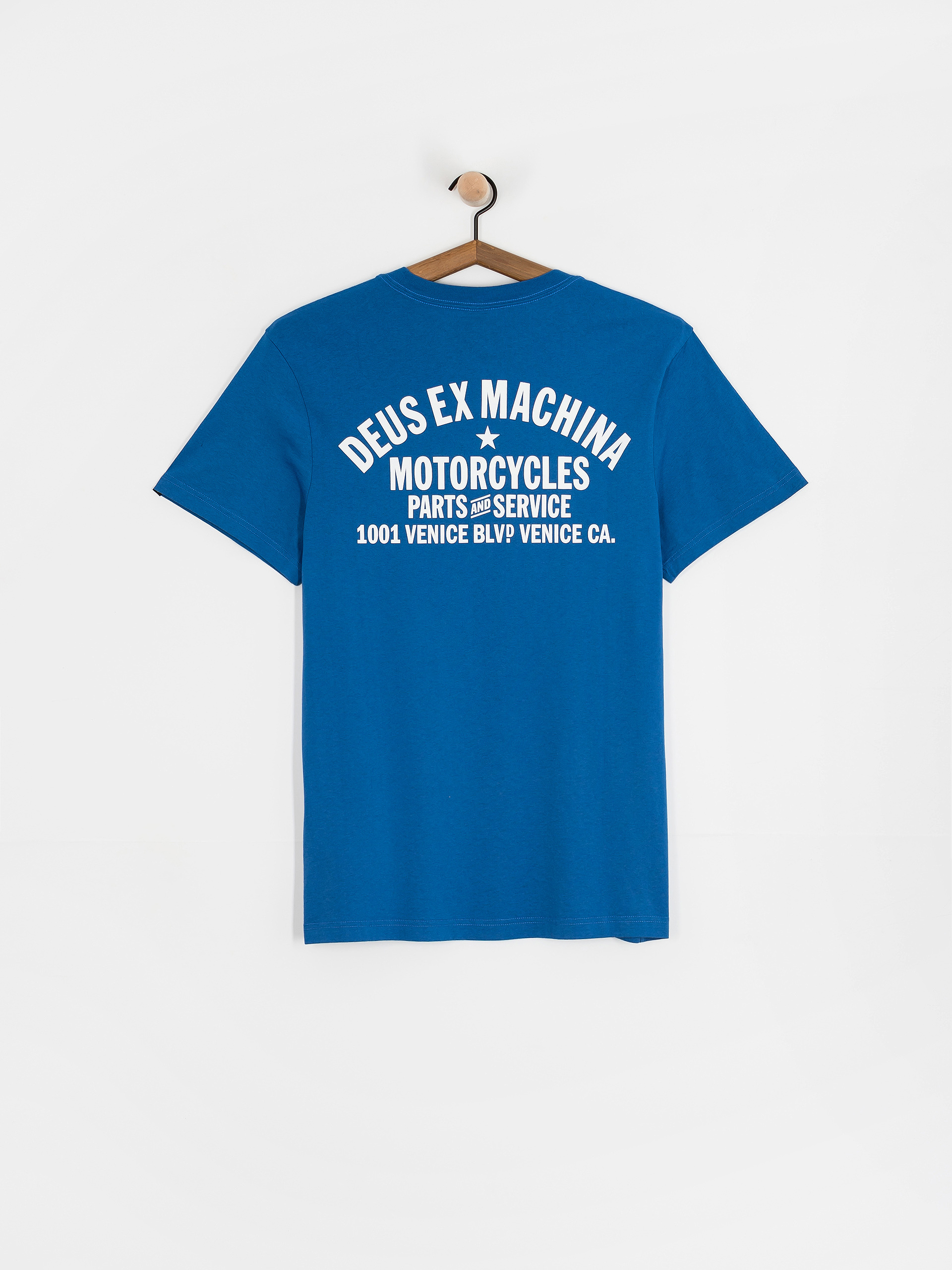 Футболка Deus Ex Machina Venice Address (classic blue)