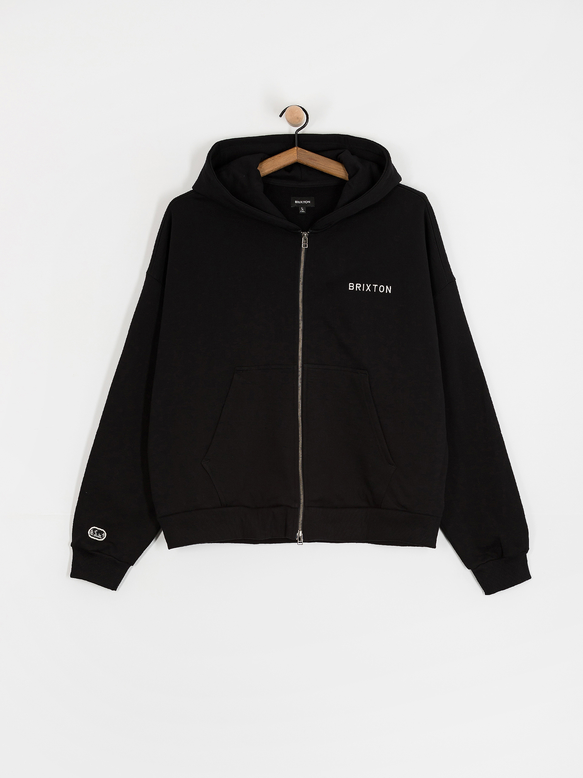 Худі Brixton Embroidered Hw ZHD (black)