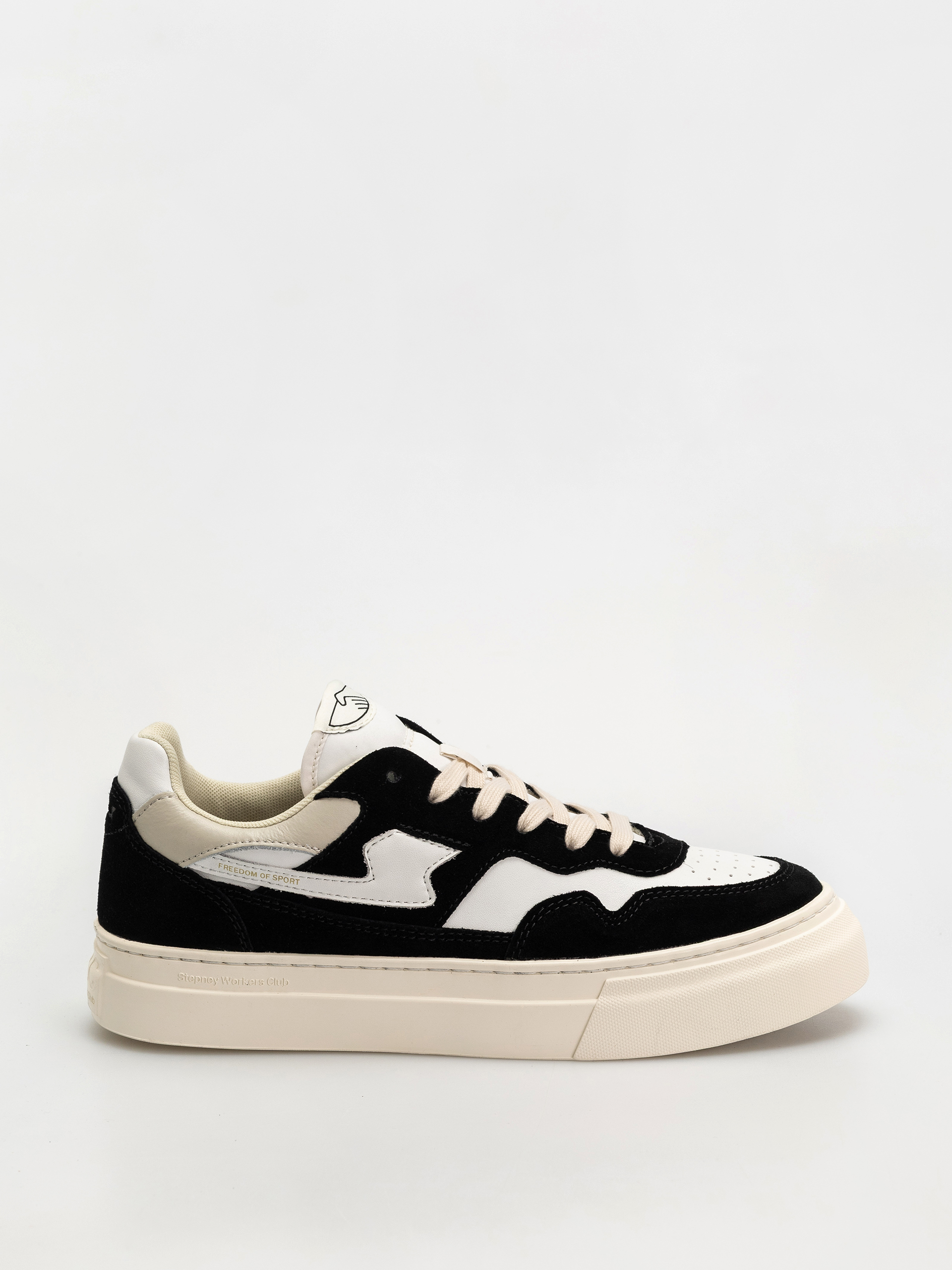 Взуття Stepney Workers Club Pearl S-Strike (suede leather black white)