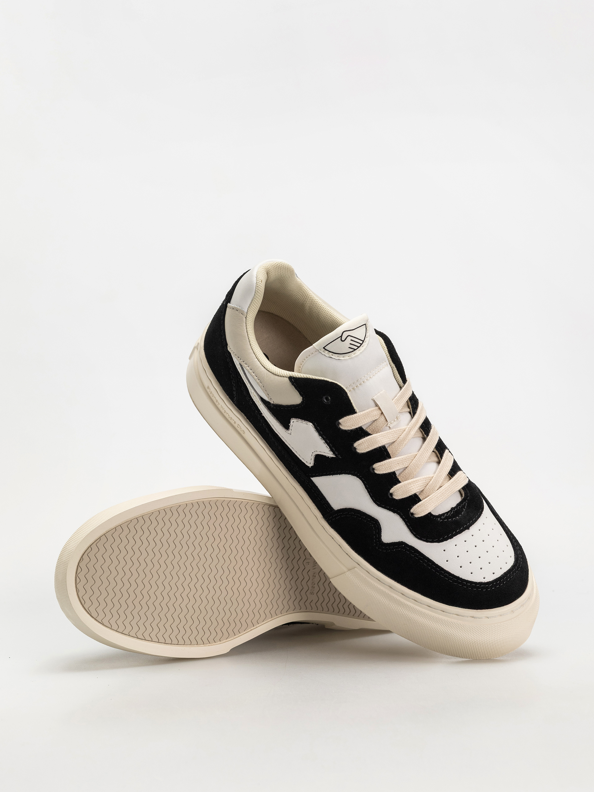 Взуття Stepney Workers Club Pearl S-Strike (suede leather black white)
