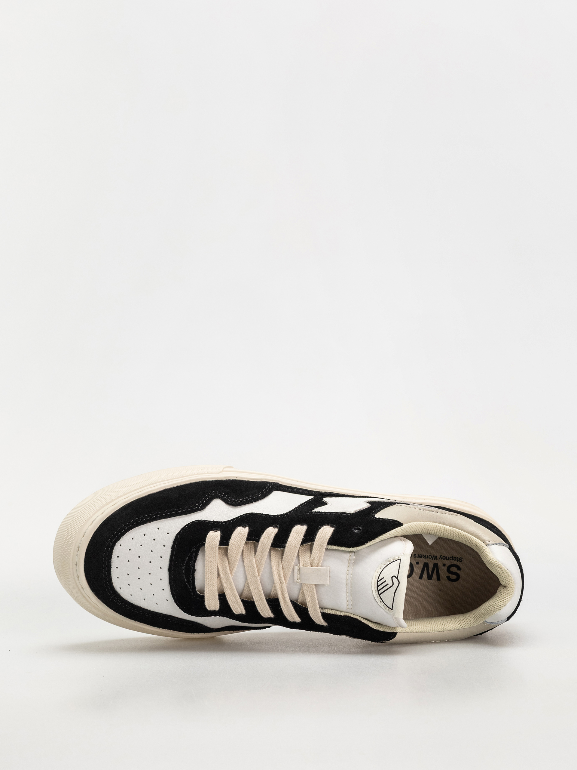 Взуття Stepney Workers Club Pearl S-Strike (suede leather black white)