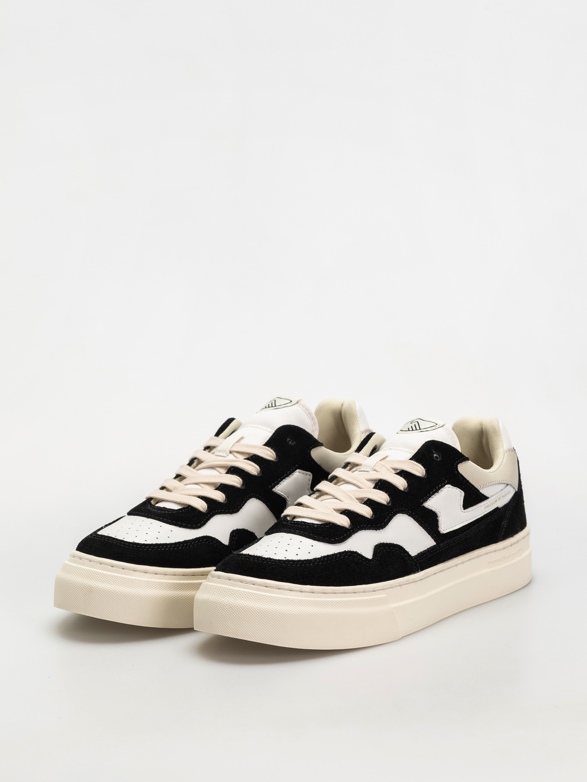 Взуття Stepney Workers Club Pearl S-Strike (suede leather black white)
