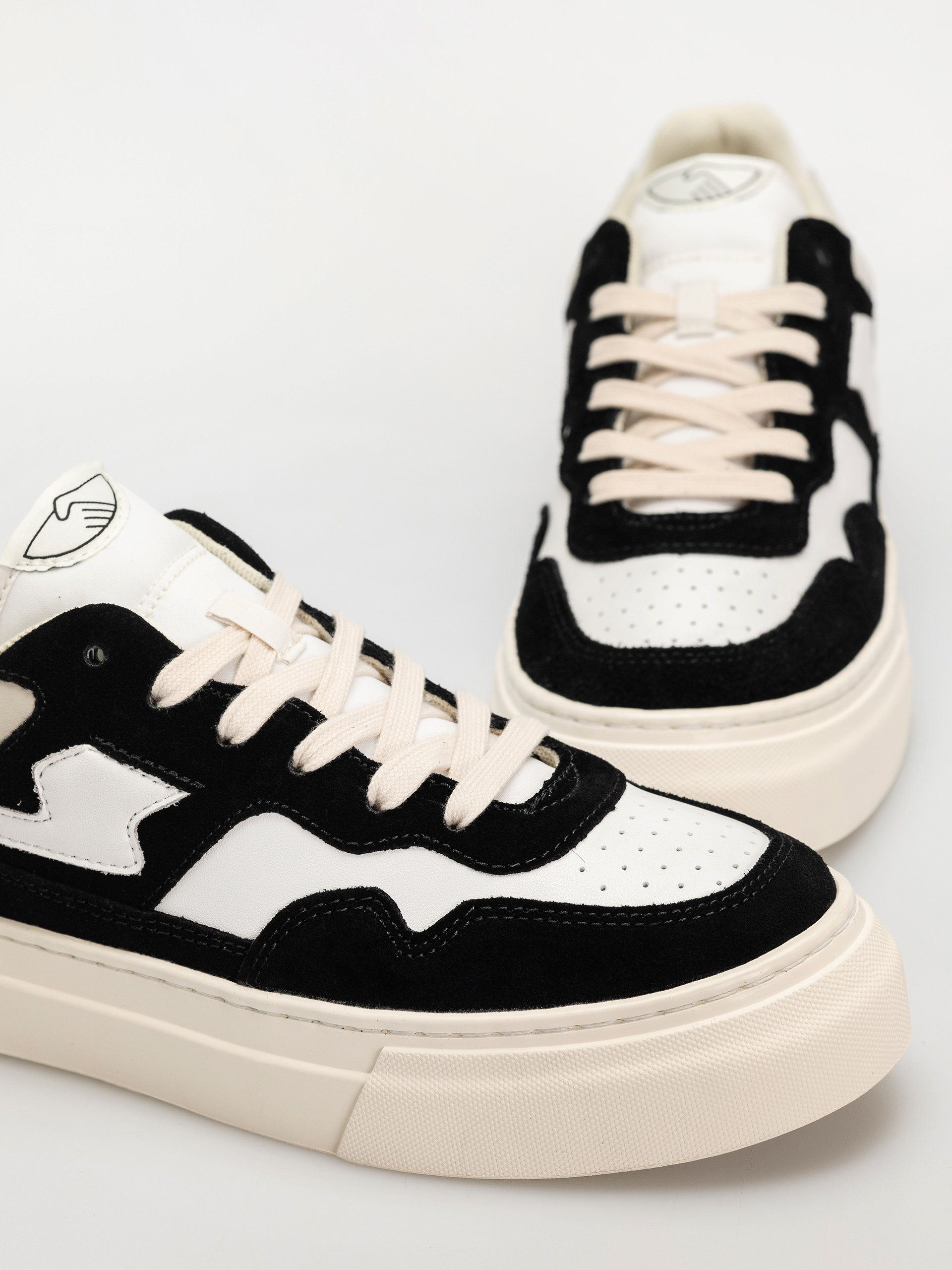Взуття Stepney Workers Club Pearl S-Strike (suede leather black white)