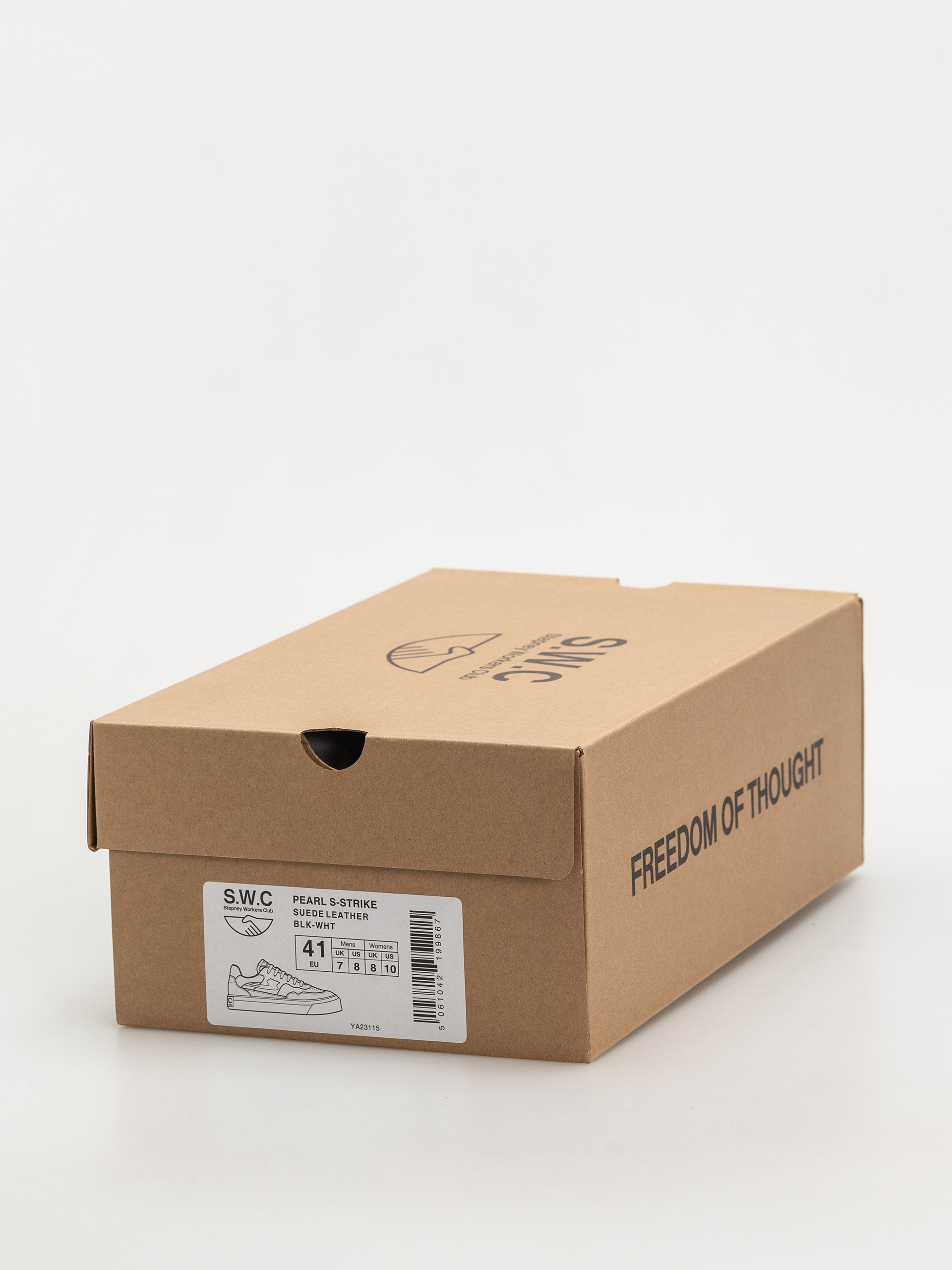 Взуття Stepney Workers Club Pearl S-Strike (suede leather black white)