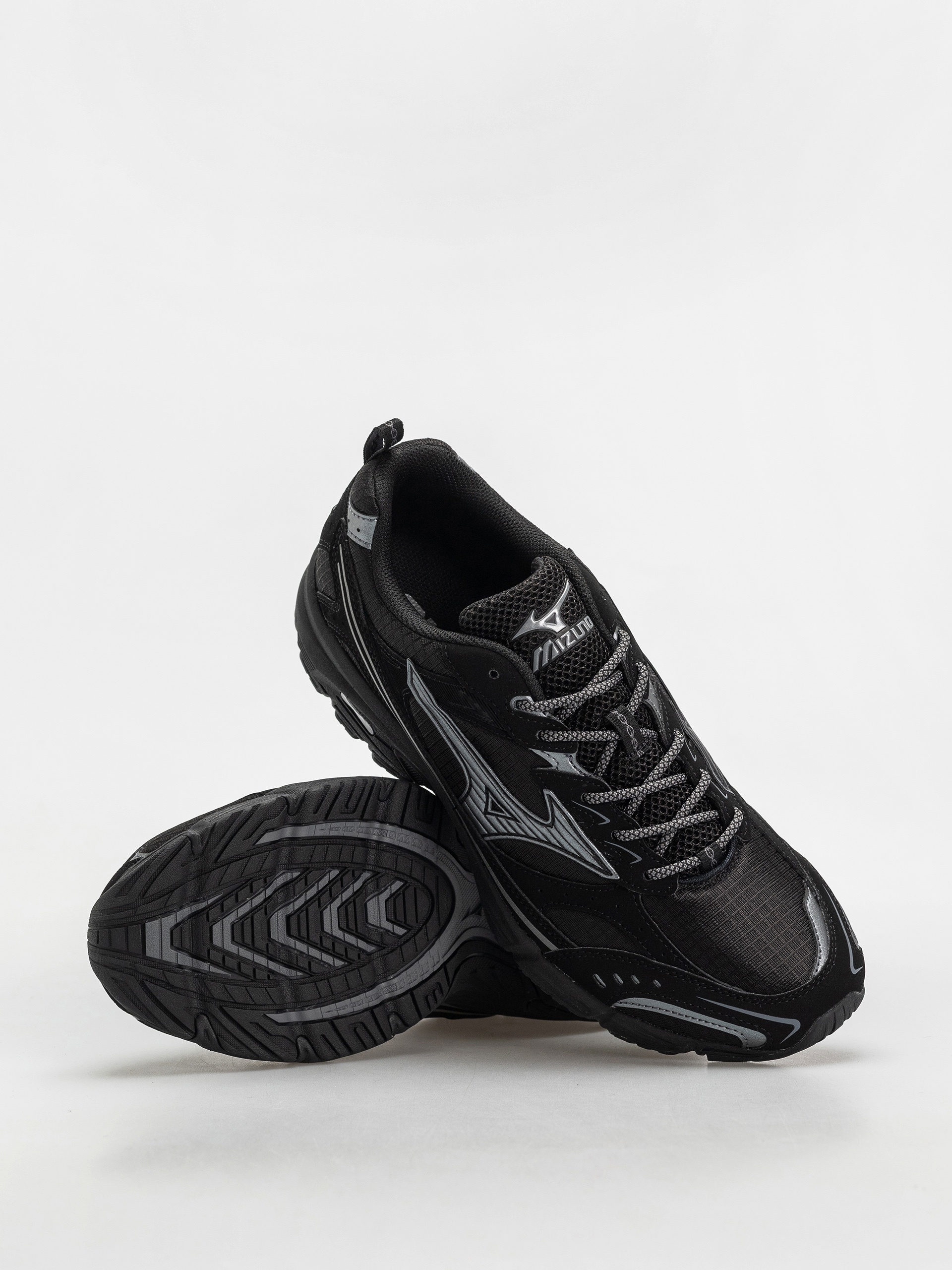 メルメル※ Взуття Mizuno MXR Tech - чорний (black/metallic gray)