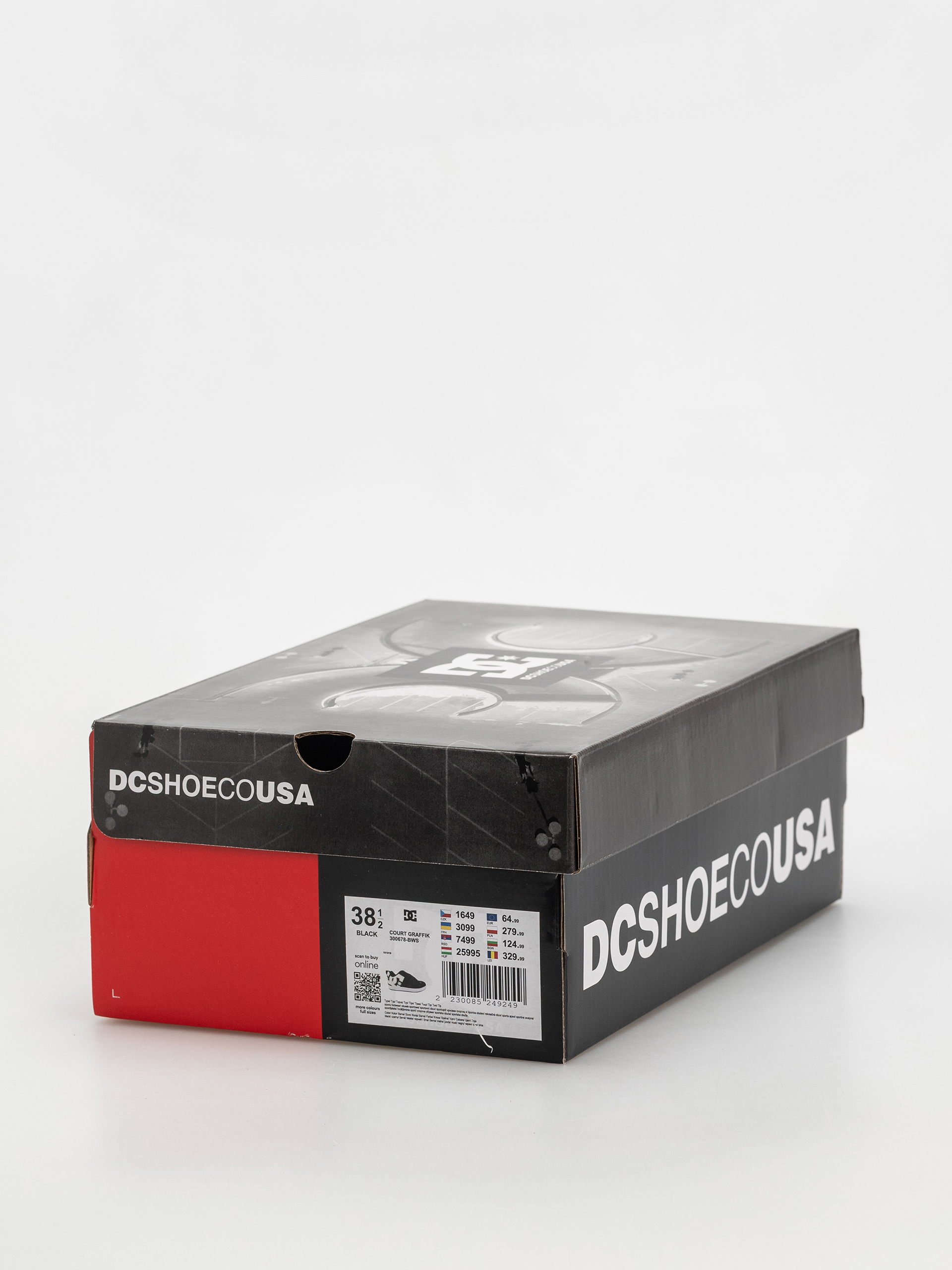 Взуття DC Court Graffik Wmn (black/white stencil)