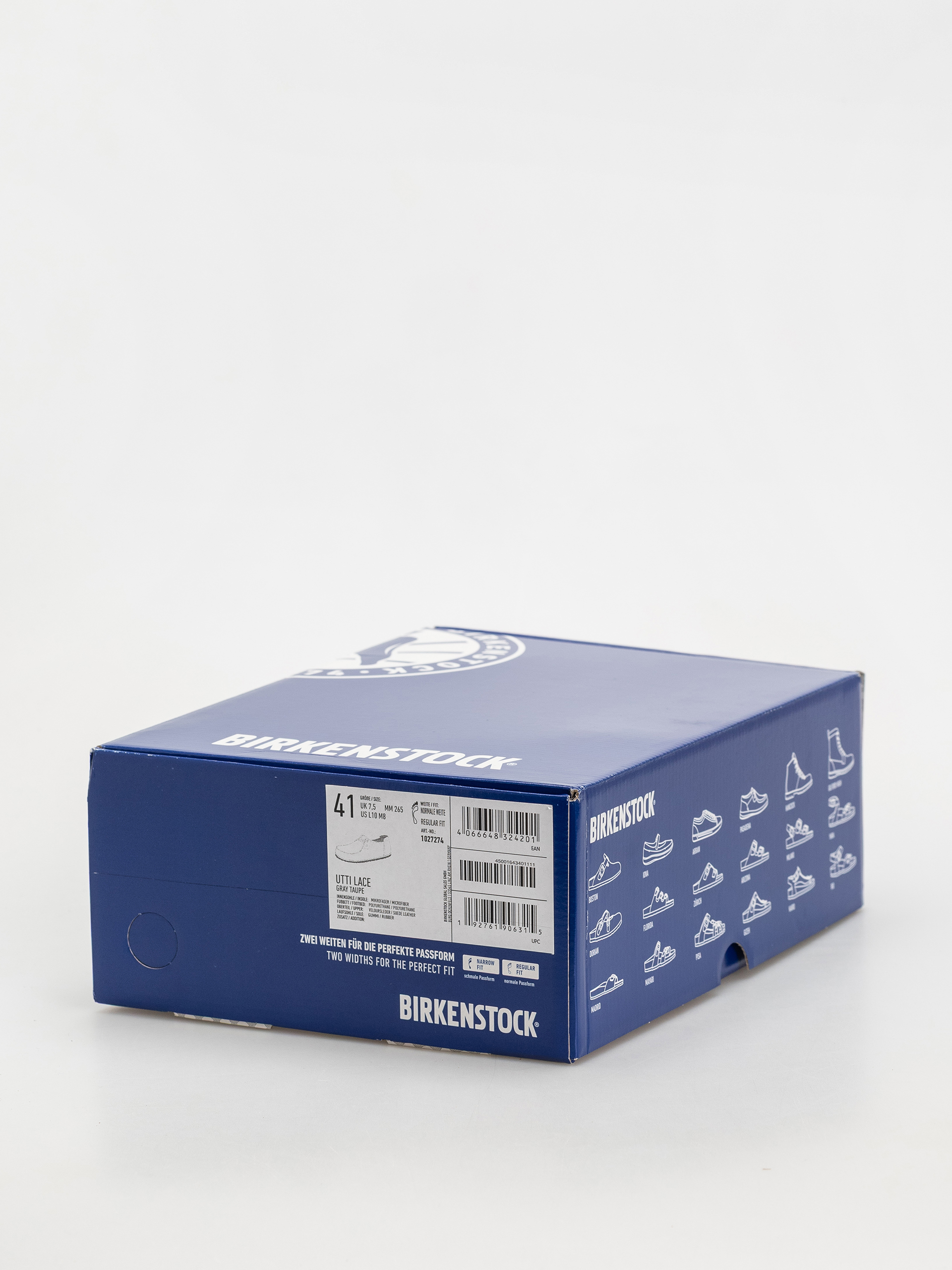 Шльопанці Birkenstock Utti Lace Suede Leather Regular (gray taupe)