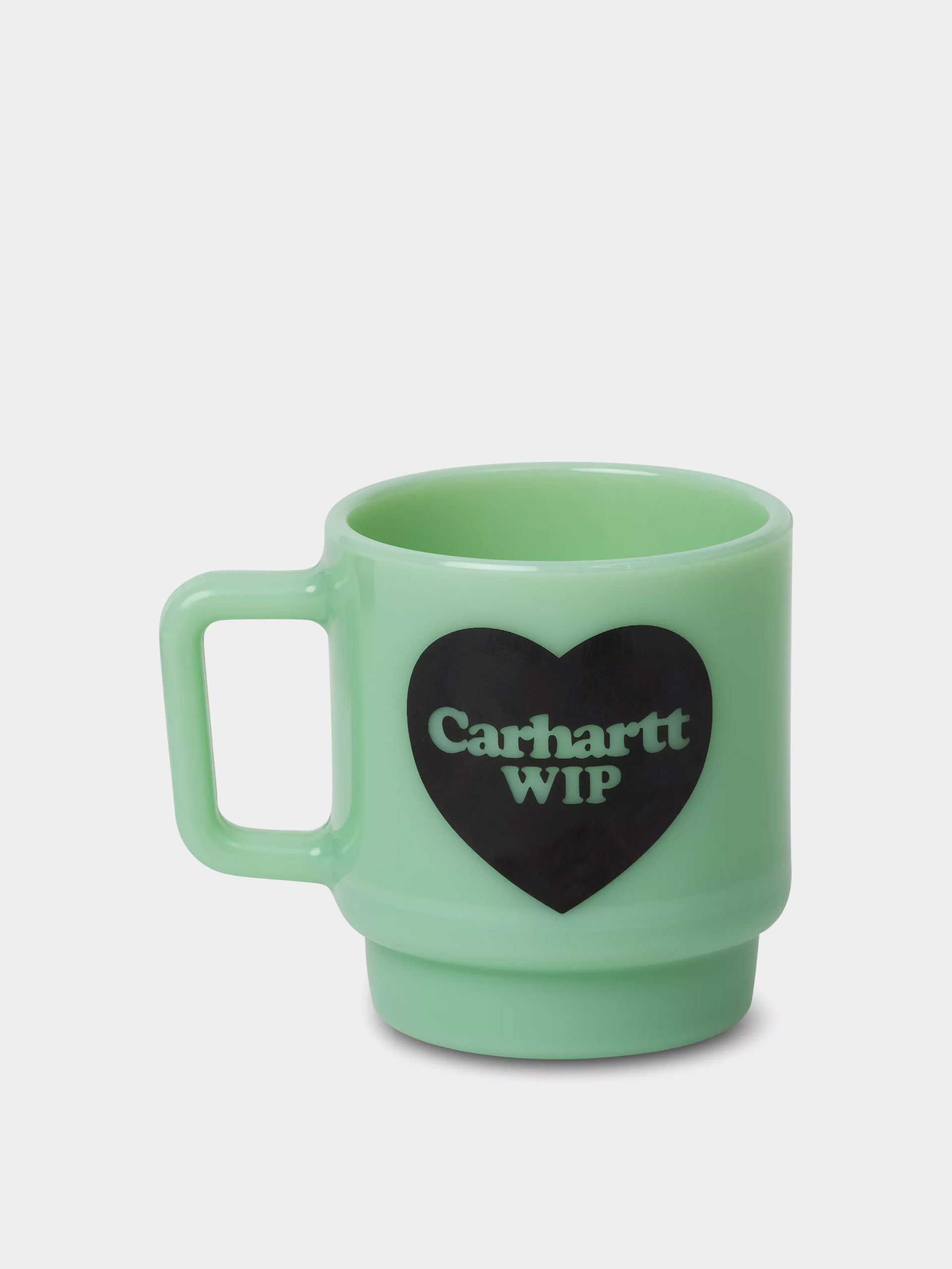 Чашка Carhartt WIP Heart Glass Mug (jade)