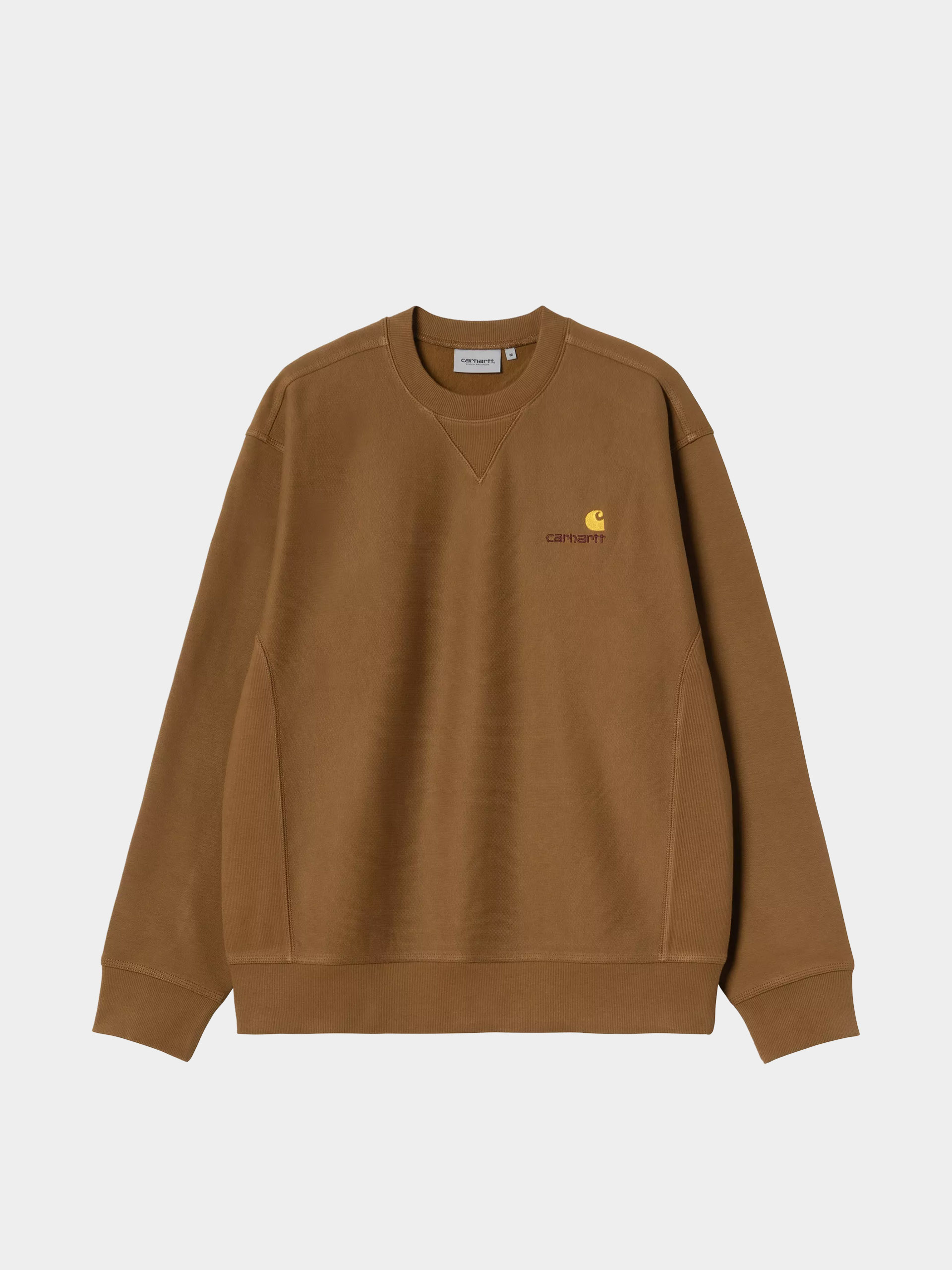 Світшот Carhartt WIP American Script (hamilton brown)