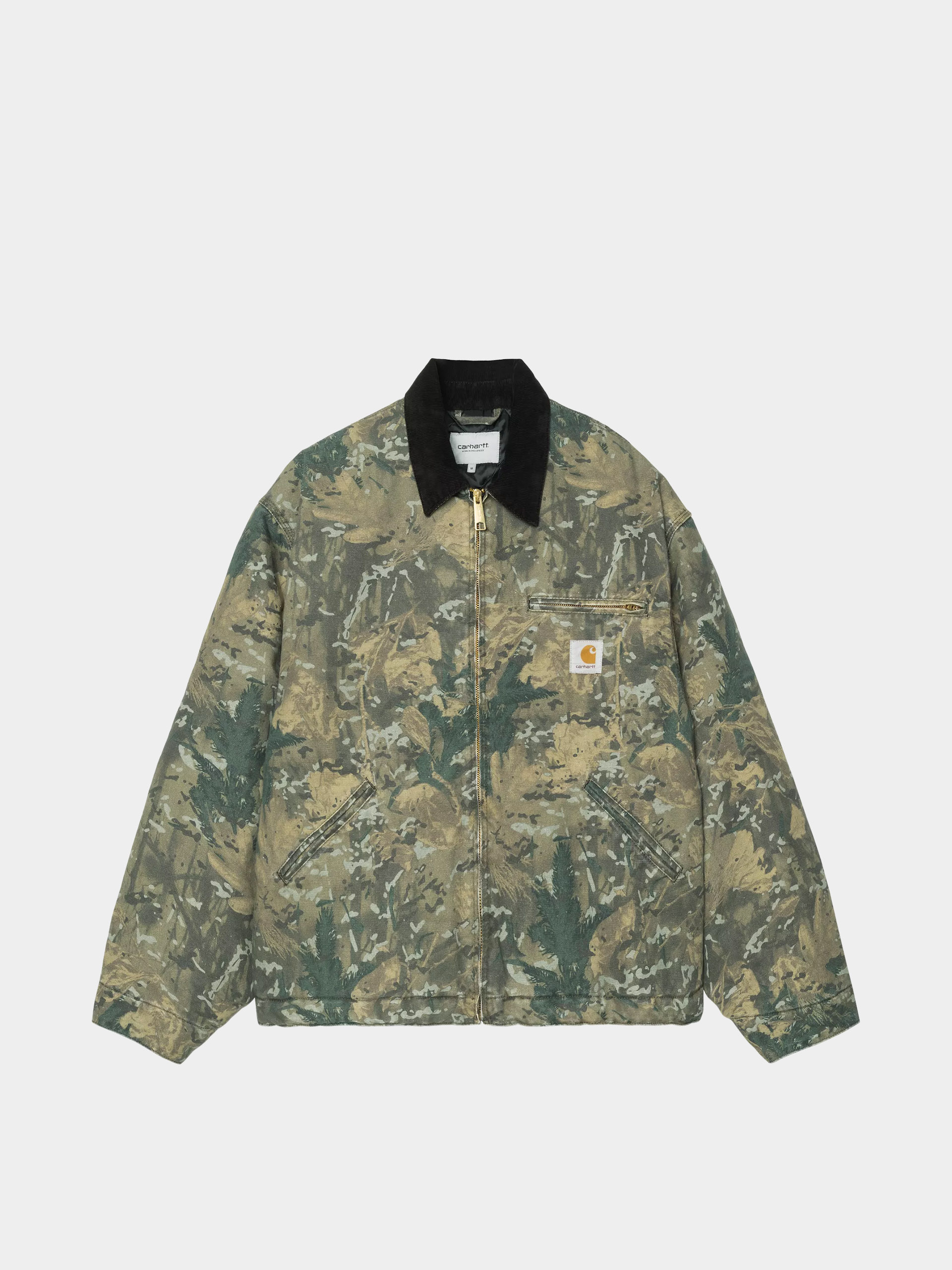 Куртка Carhartt WIP OG Detroit (camo combi/green/black/stone washed)