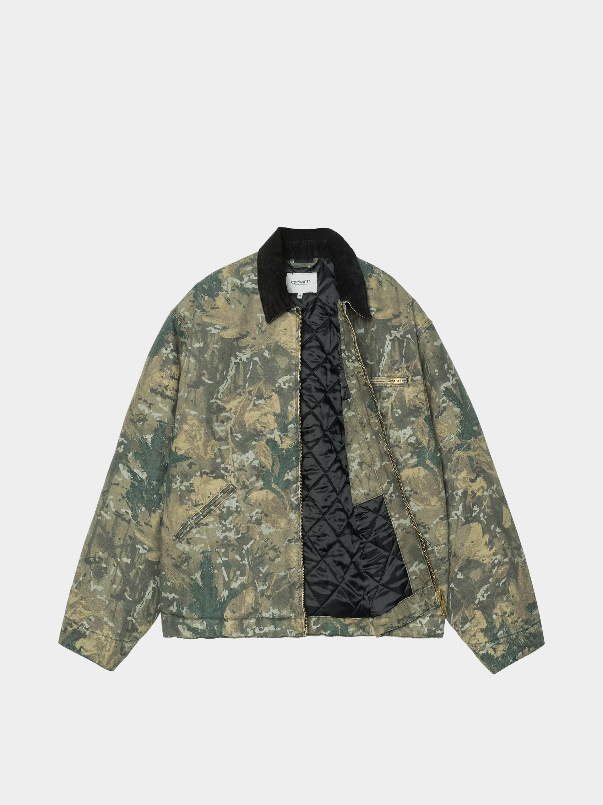 Куртка Carhartt WIP OG Detroit (camo combi/green/black/stone washed)