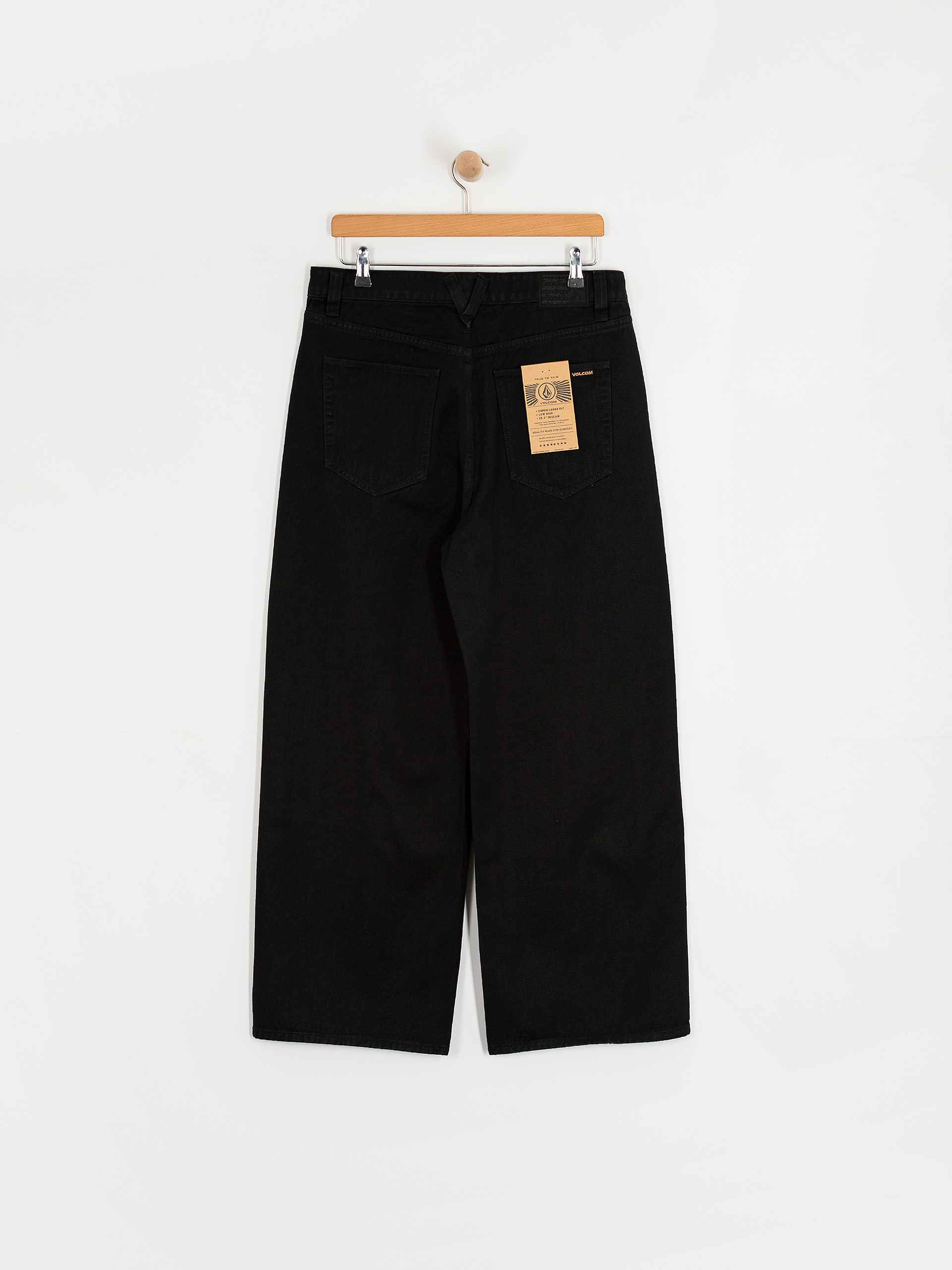 Штани Volcom Beeggy Denim Wmn (black combo)