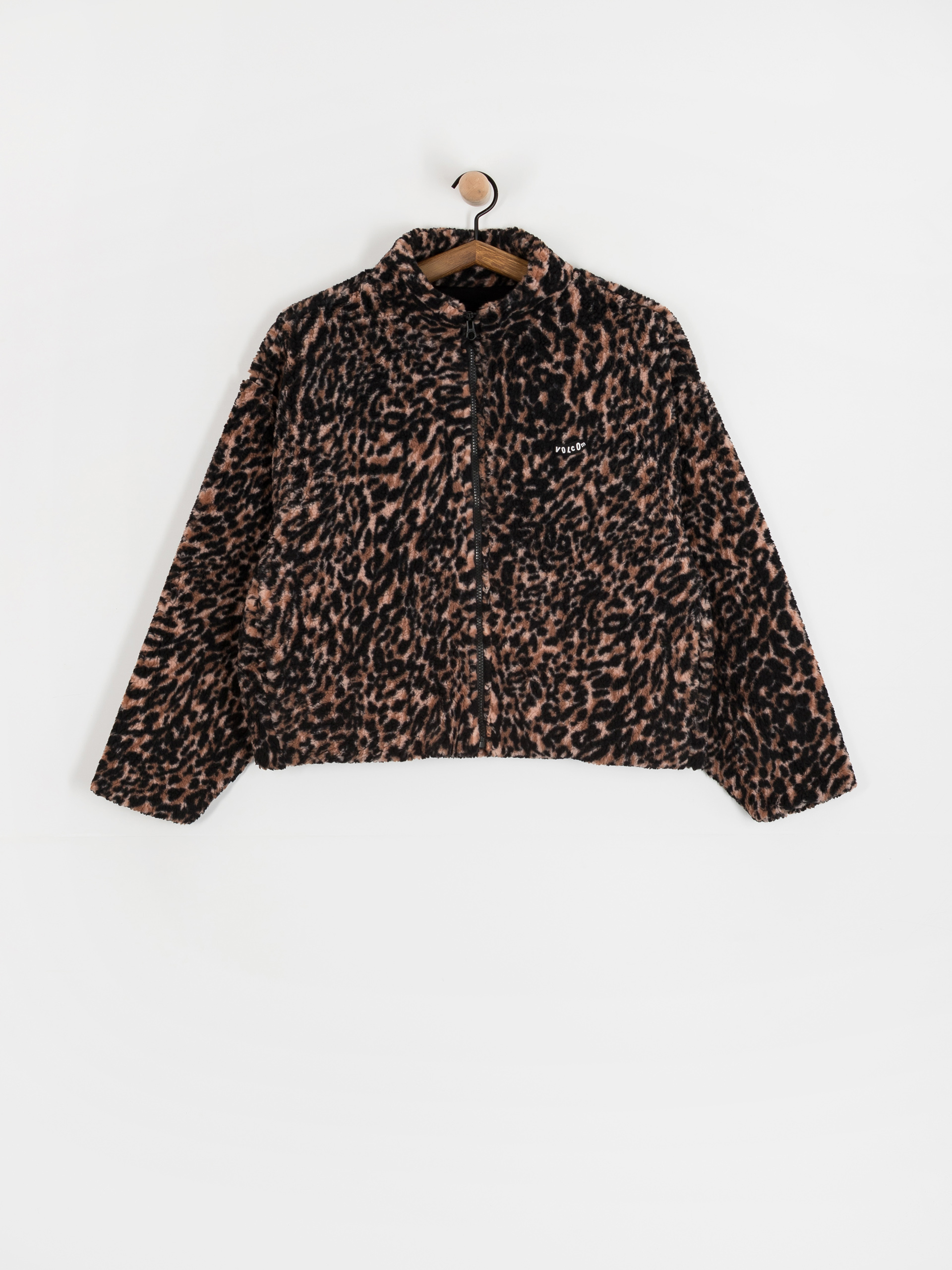 Світшот Volcom Wylding Out Sherpa Wmn (animal print)