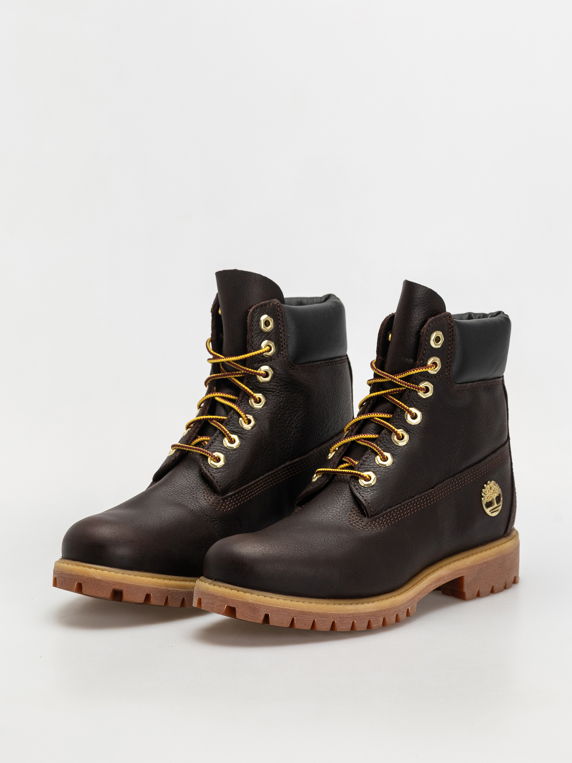 Зимове взуття Timberland Premium 6 Inch (dk brown full grain w blk)