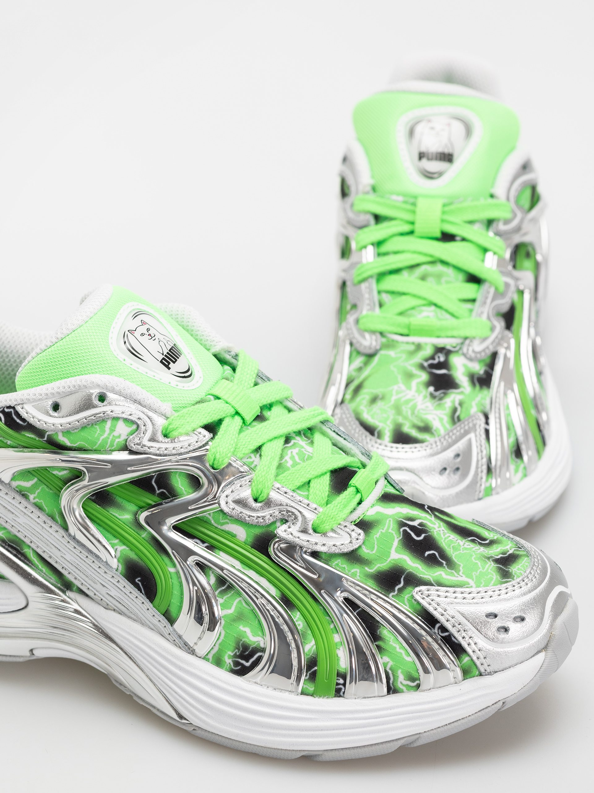 Взуття Puma X RipNDip Inverse (puma silver/fluro green pes)