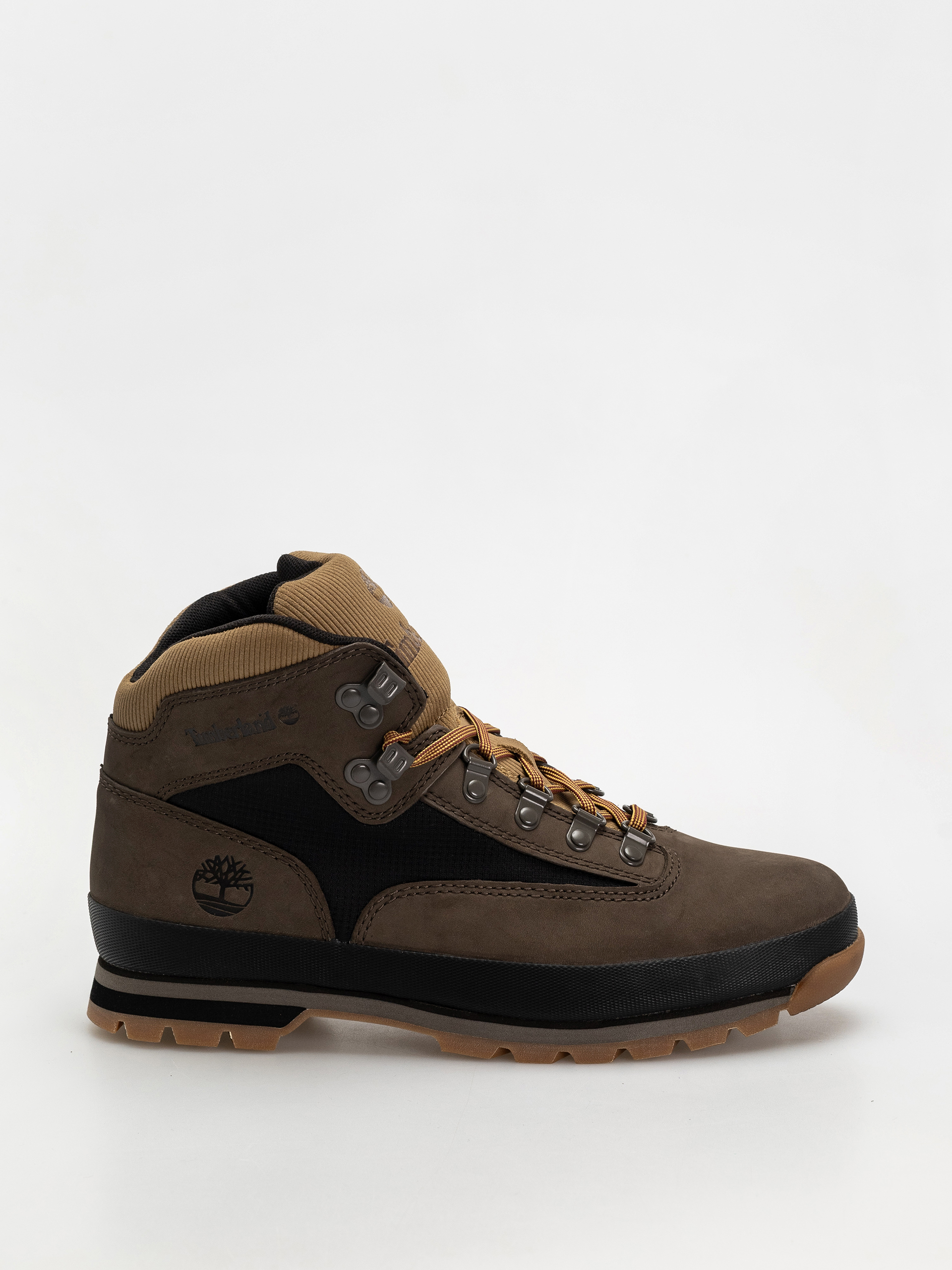 Зимове взуття Timberland Euro Hiker (dark brown nubuck w black)