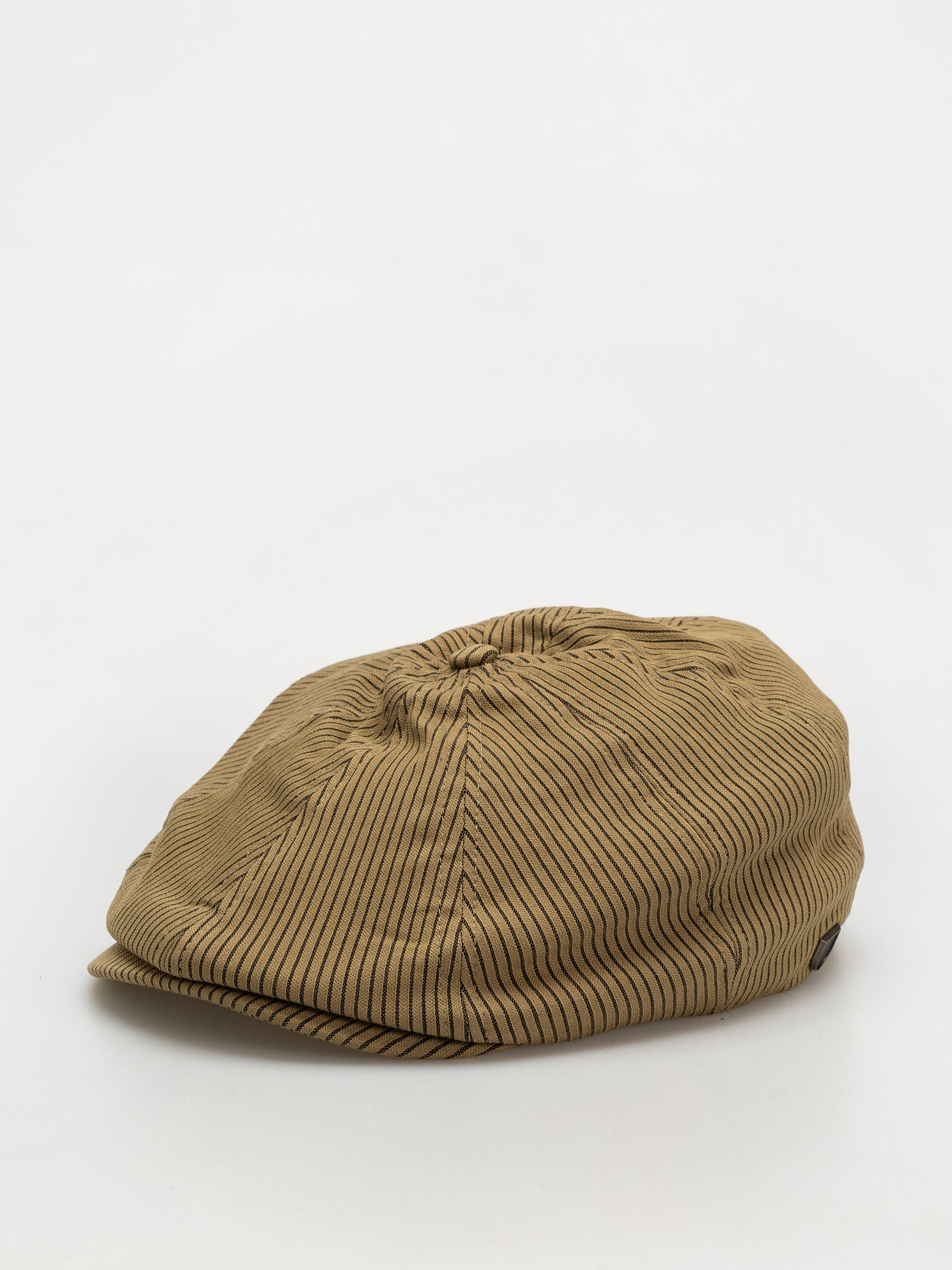 Кашкет Brixton Brood Snap Cap (dark tan/black hickory stripe)
