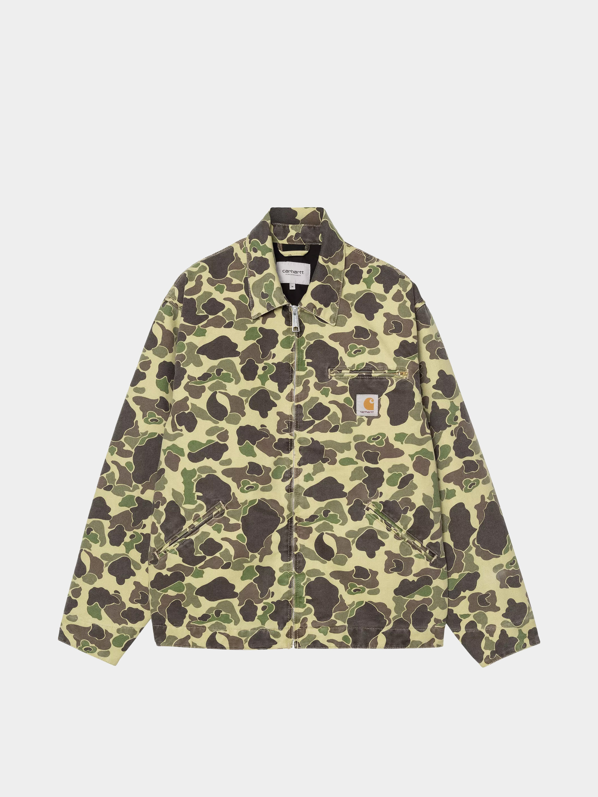 Куртка Carhartt WIP Duck Detroit (camo duck/green/stone washed)