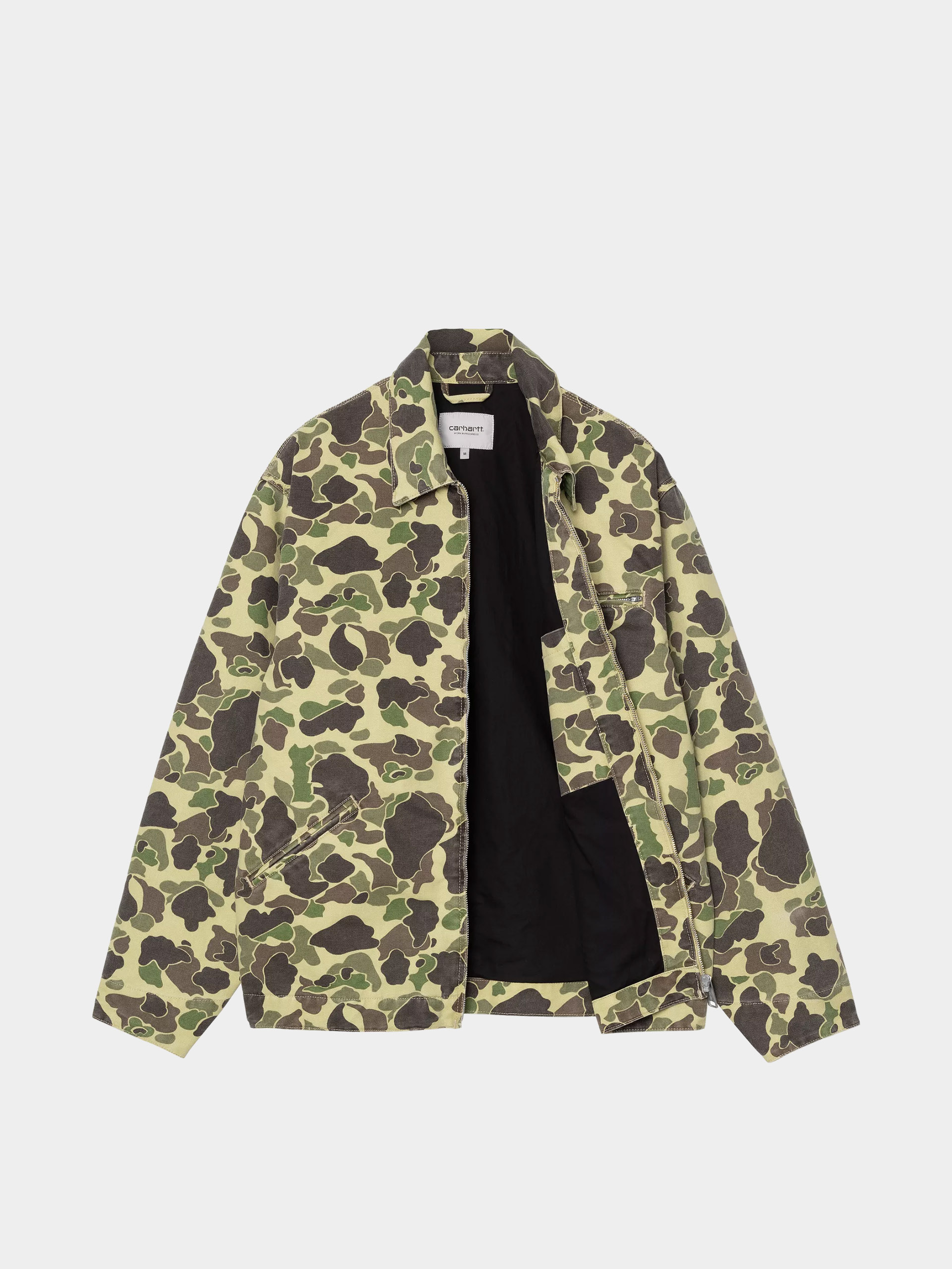 Куртка Carhartt WIP Duck Detroit (camo duck/green/stone washed)