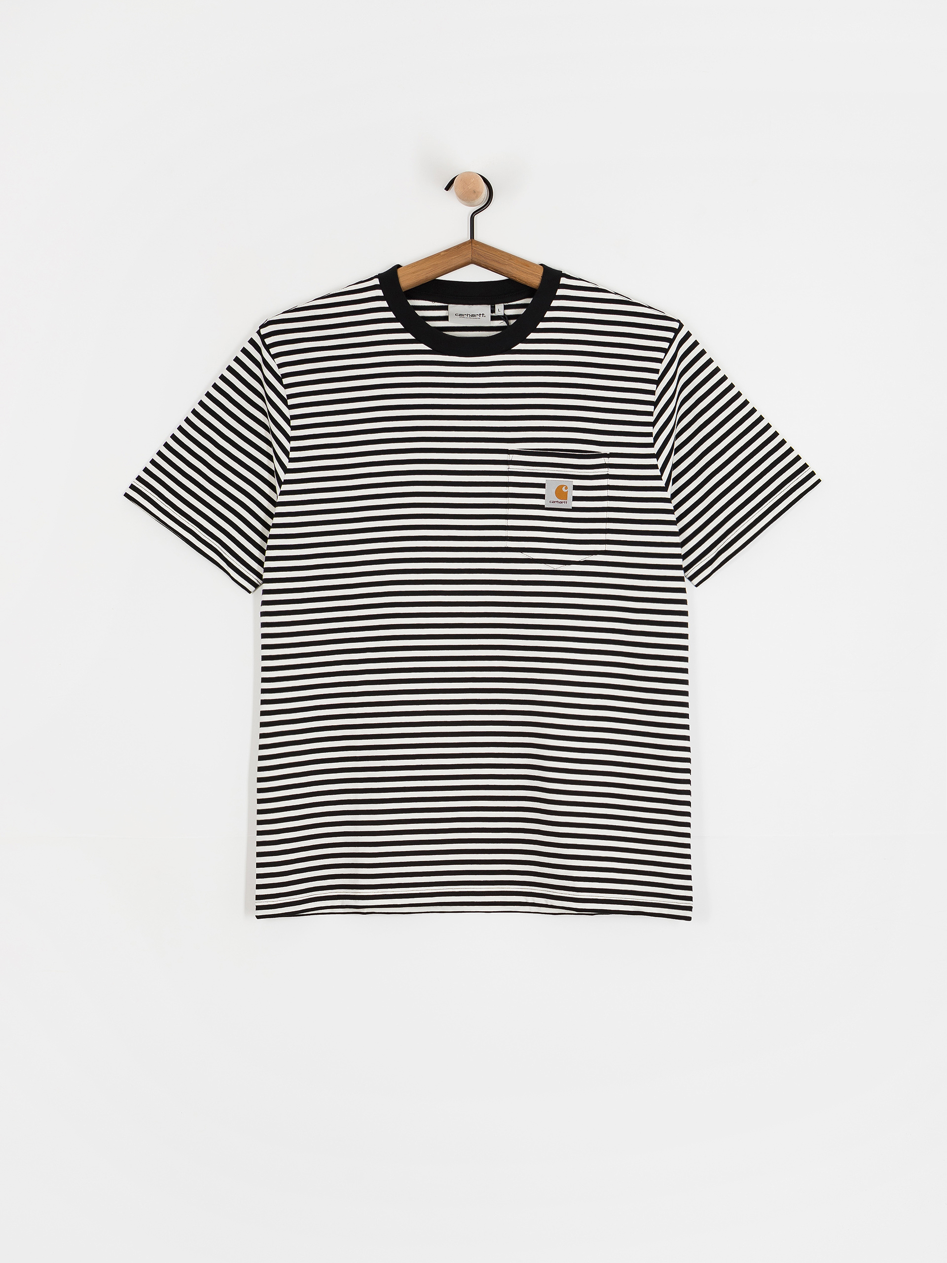 Футболка Carhartt WIP Verner Pocket (verner stripe/black/wax)