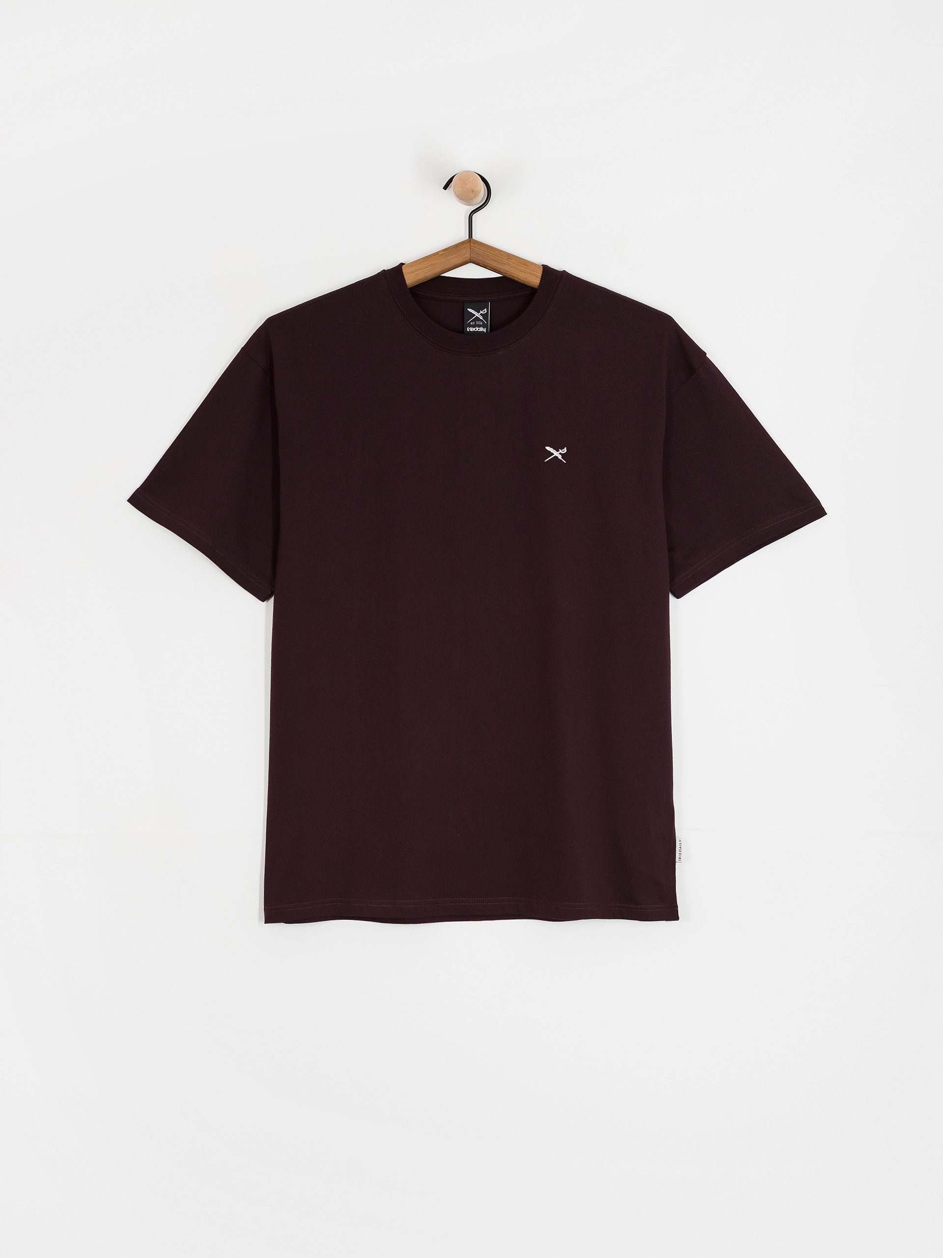 Футболка Iriedaily Mini Flag Relaxed (aubergine)
