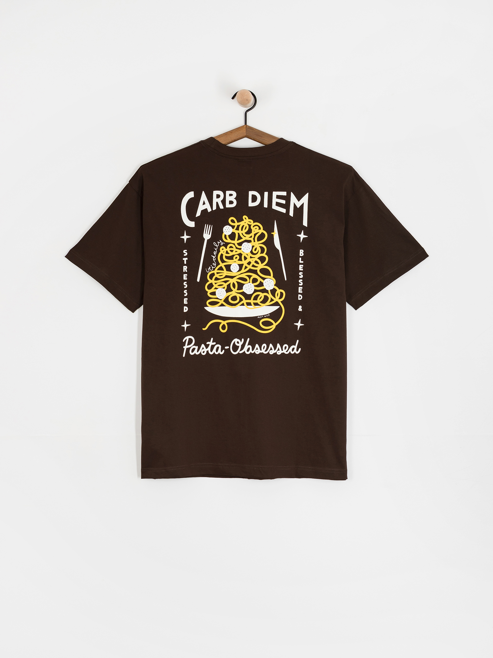 Футболка Iriedaily Pasta Obsessed (dark coffee)