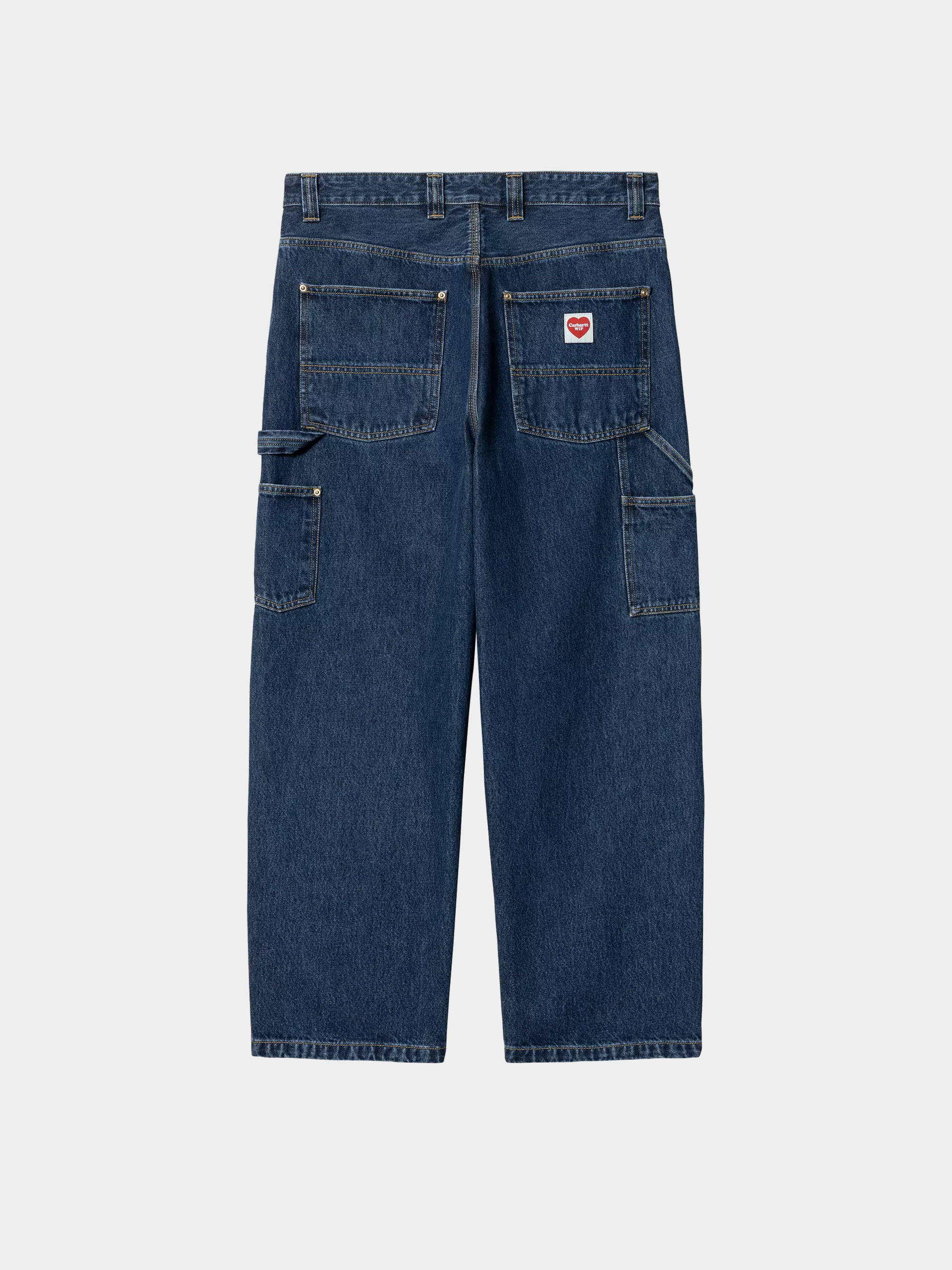 Штани Carhartt WIP Nash Double Knee (blue/stone washed)