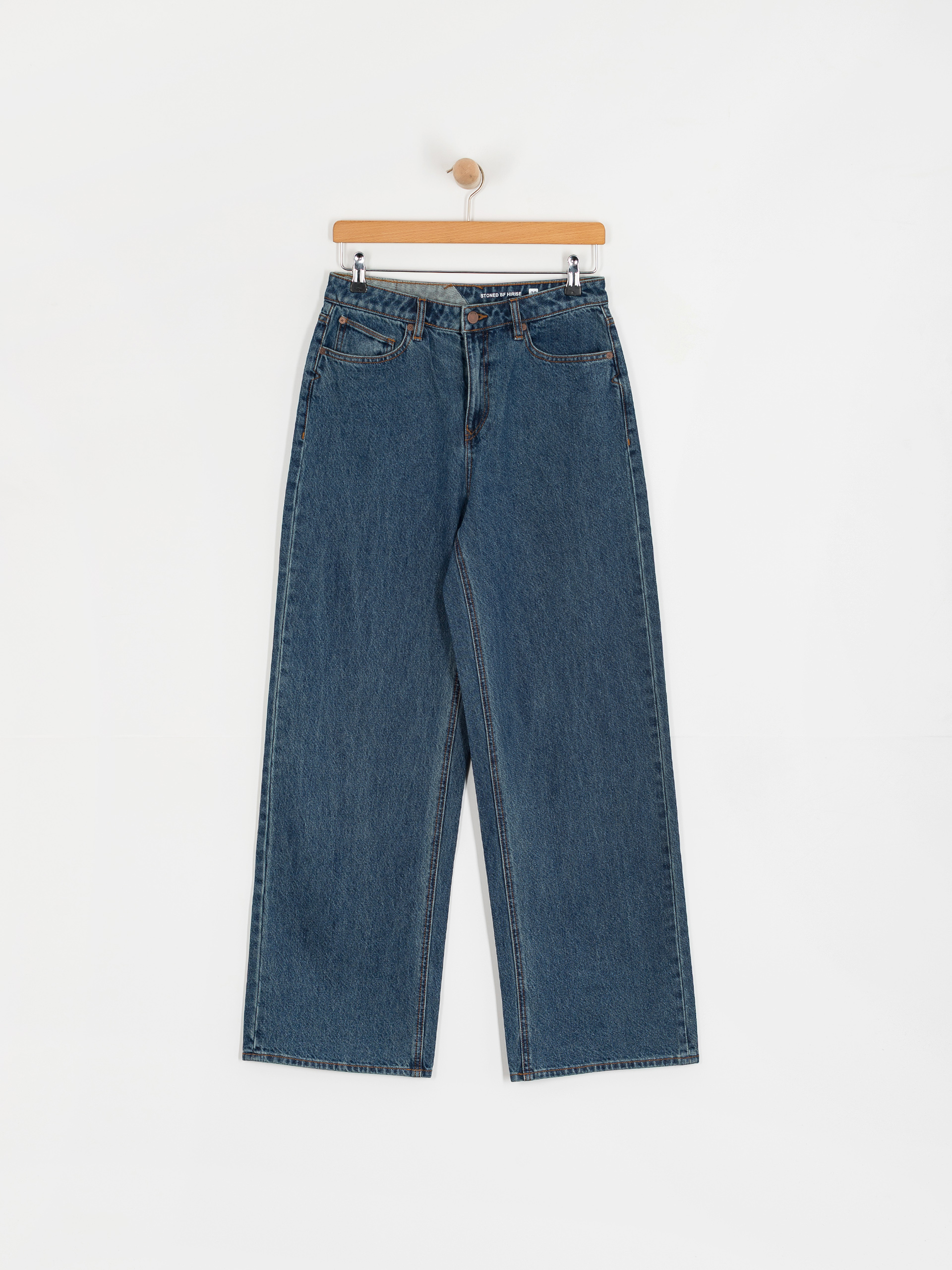 Штани Volcom Stoned Bf Hirise Wmn (indigo ridge wash)