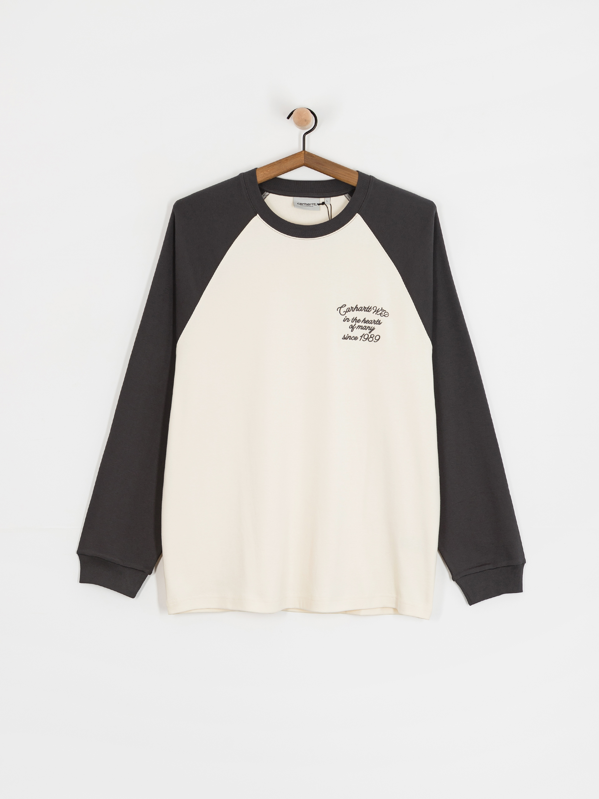 Лонгслів Carhartt WIP Alston (wax/graphite)