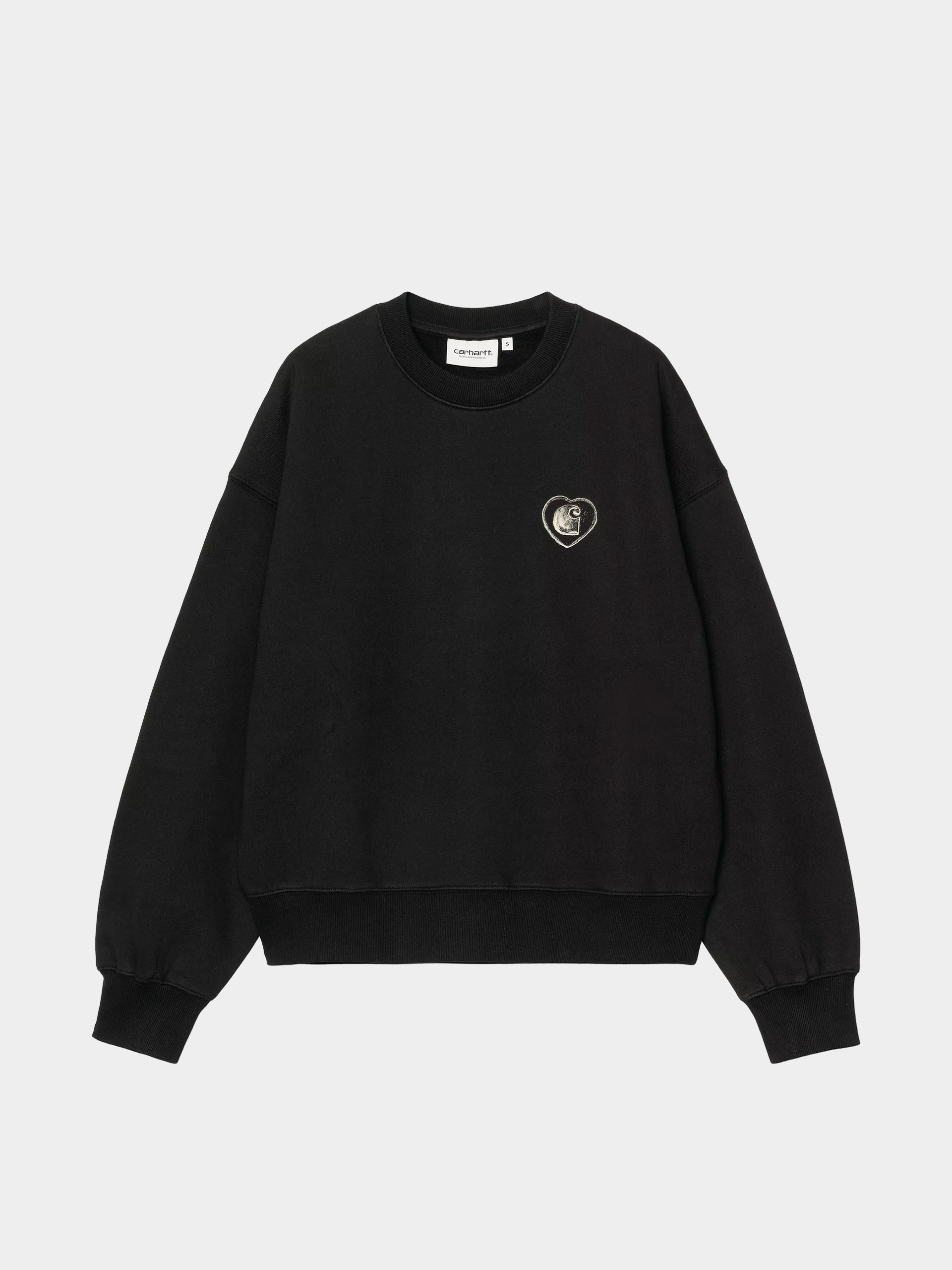 Світшот Carhartt WIP Hearts Of Hartts Wmn (black)