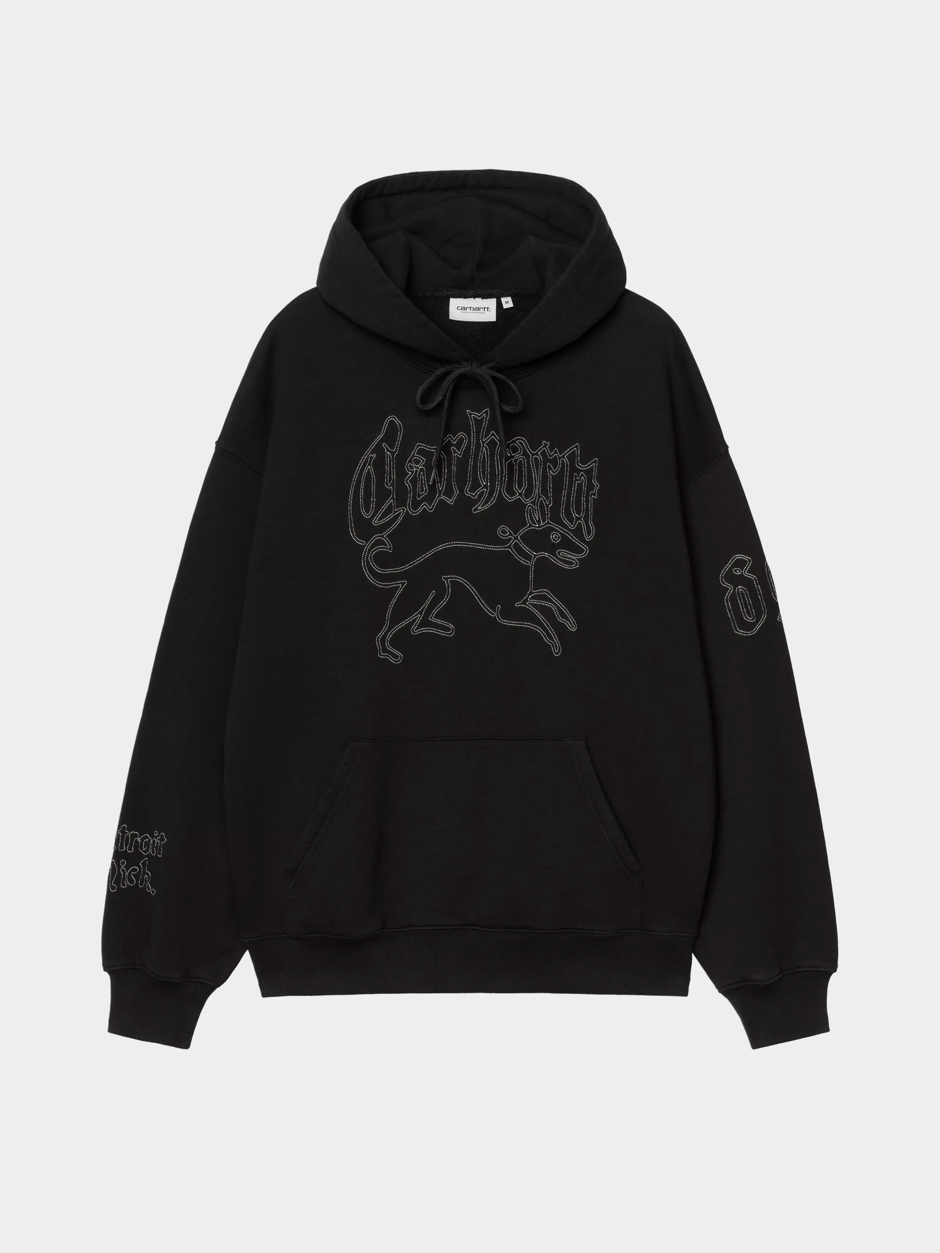 Худі Carhartt WIP Hackwork HD (black/wall)
