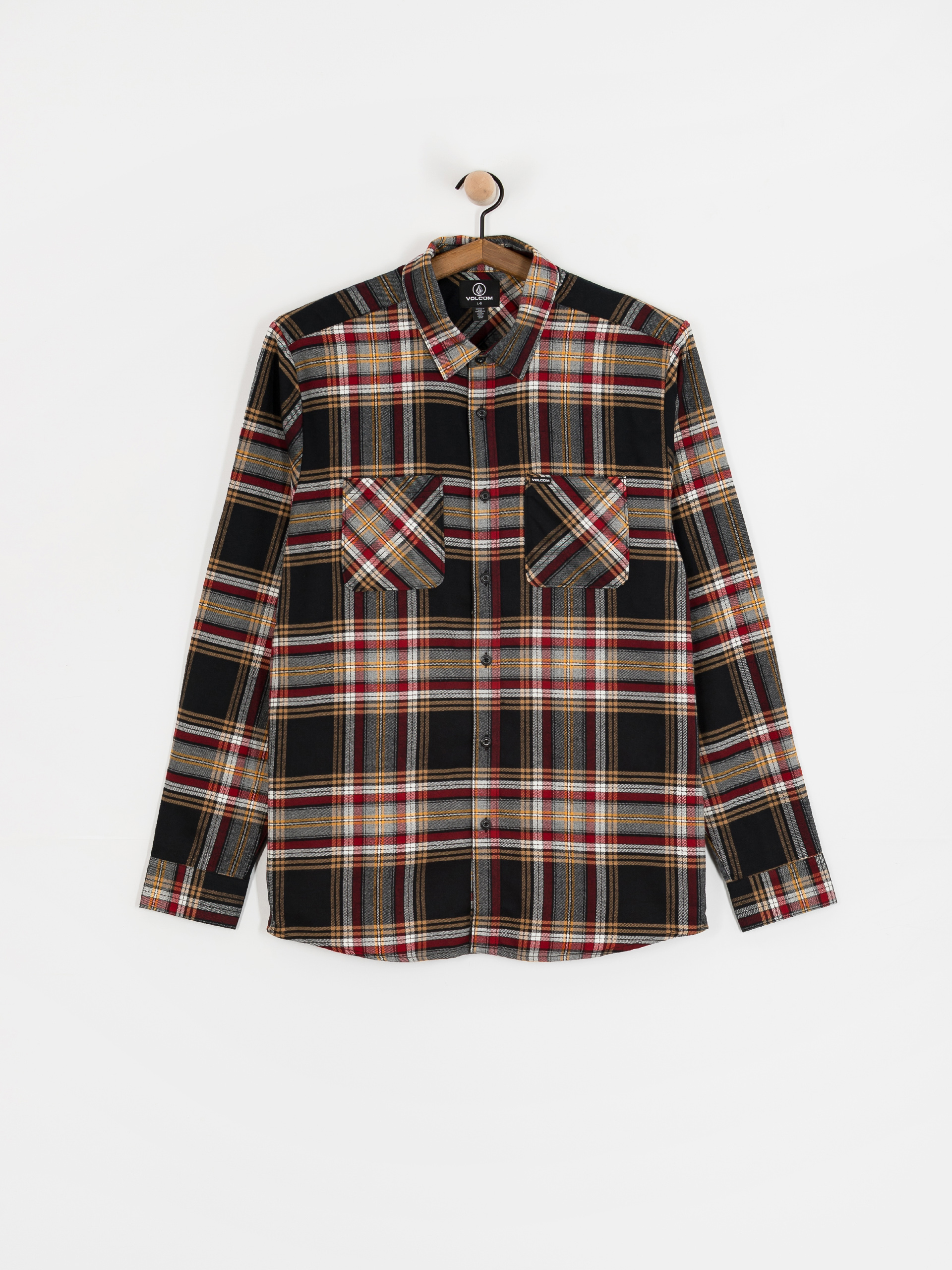 Сорочка Volcom Netastone Flannel (antique black)