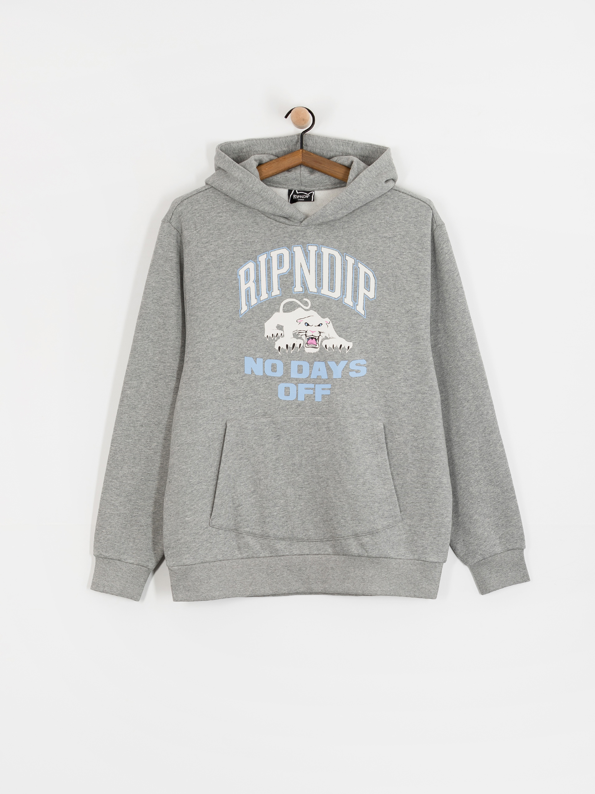 Худі RipNDip White Panther HD (heather grey)