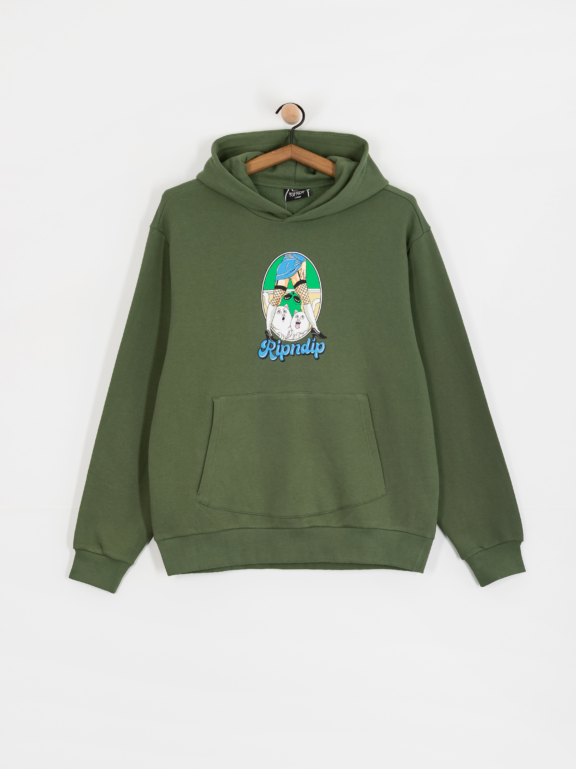 Худі RipNDip Nermal Fest HD (light olive)