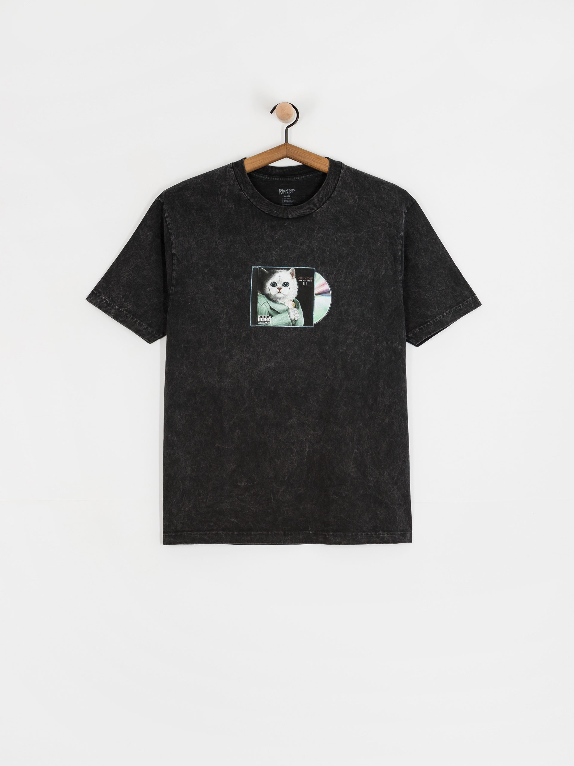 Футболка RipNDip Lil Nerm 3 (black vintage wash)