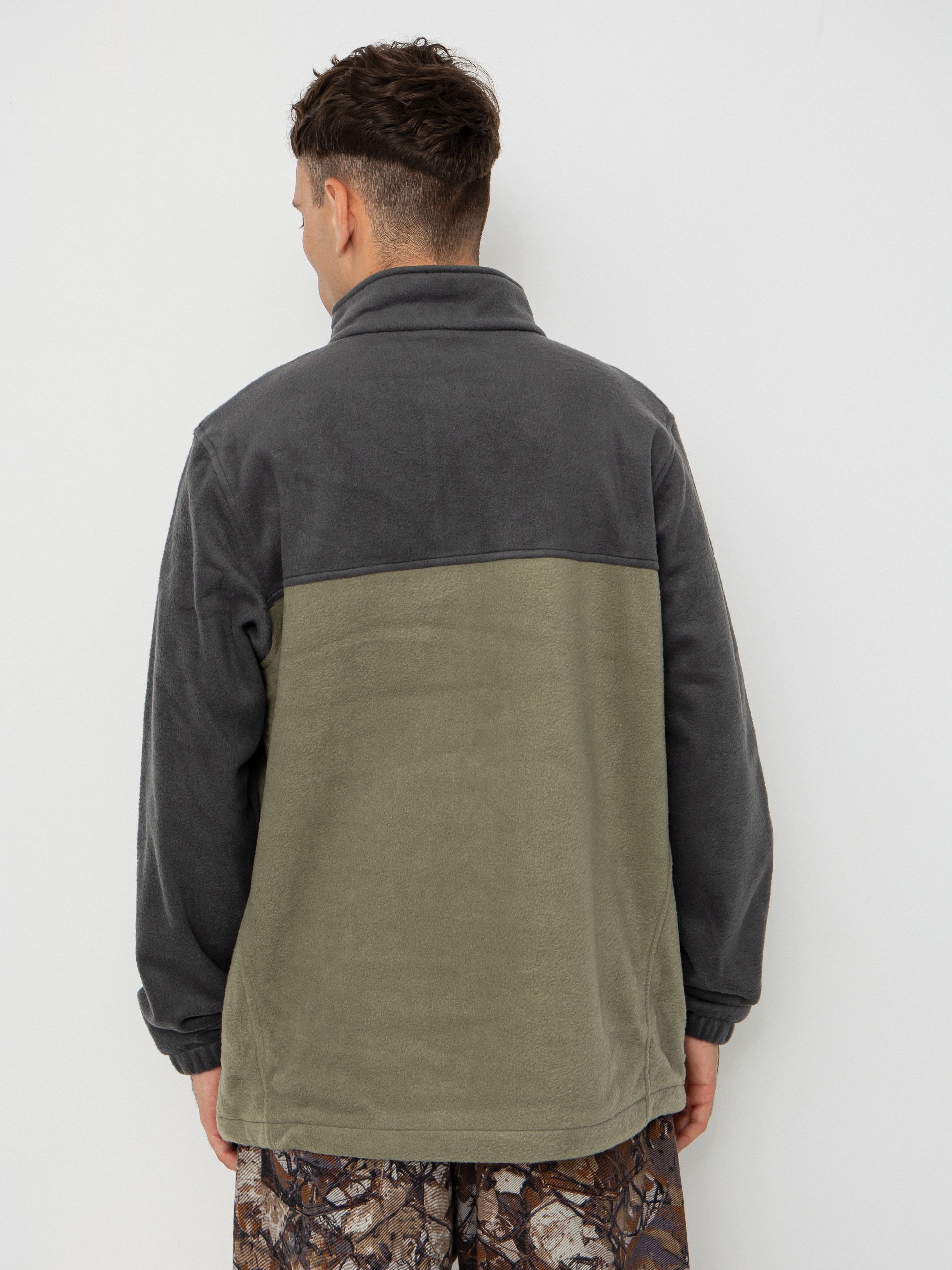 Чоловічий Флісовий светр Columbia Steens Mountain Half Zip (shark/stone green)