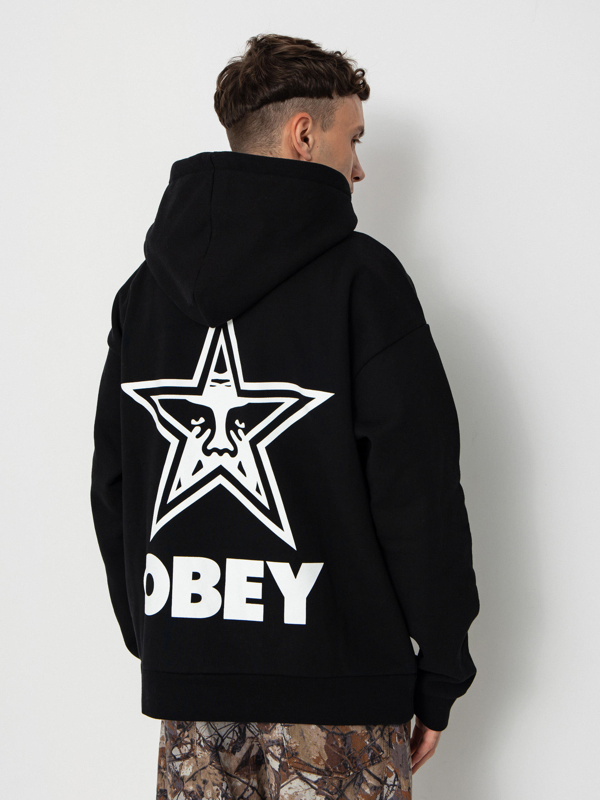 Худі OBEY Bold Star Extra Heavy HD (black)