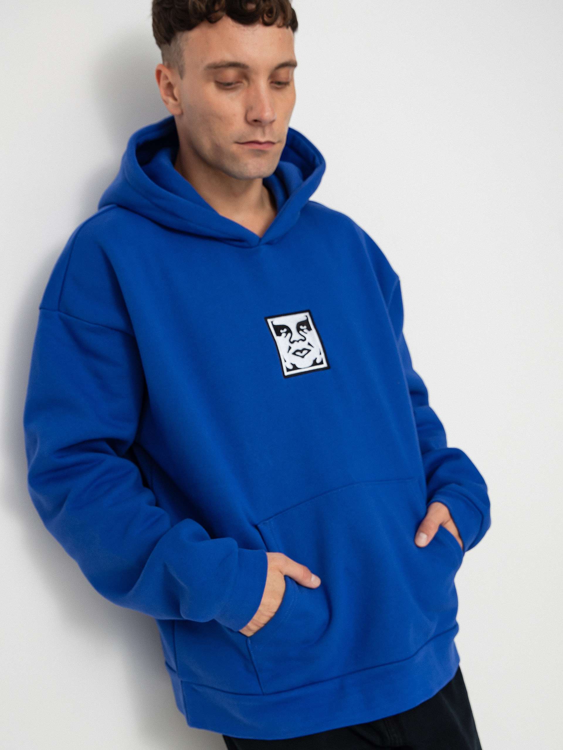 Худі OBEY Icon Extra Heavy II HD (dazzling blue)